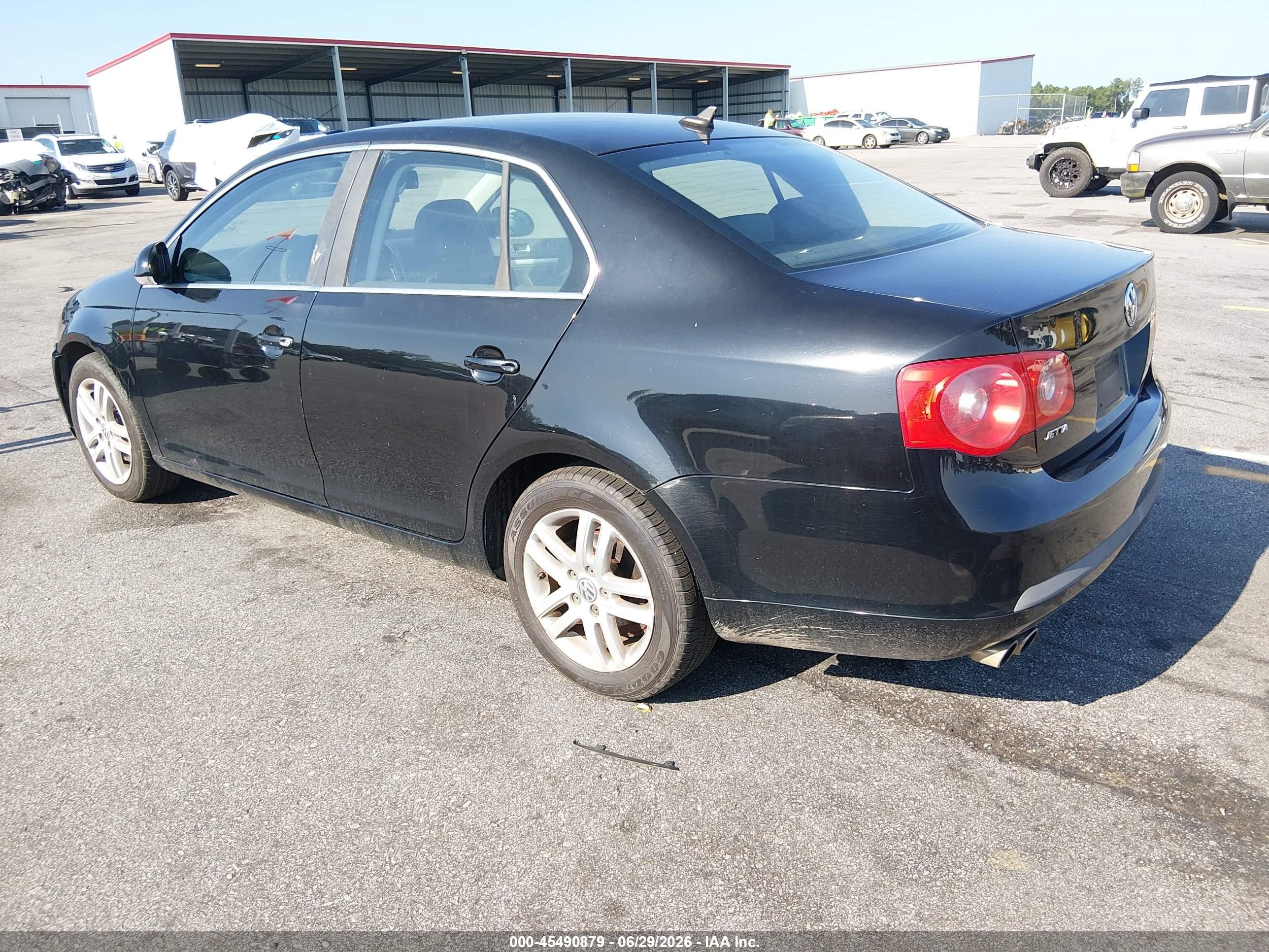 2007 Volkswagen Jetta 2.5 Black vin: 3VWRF71K27M119185