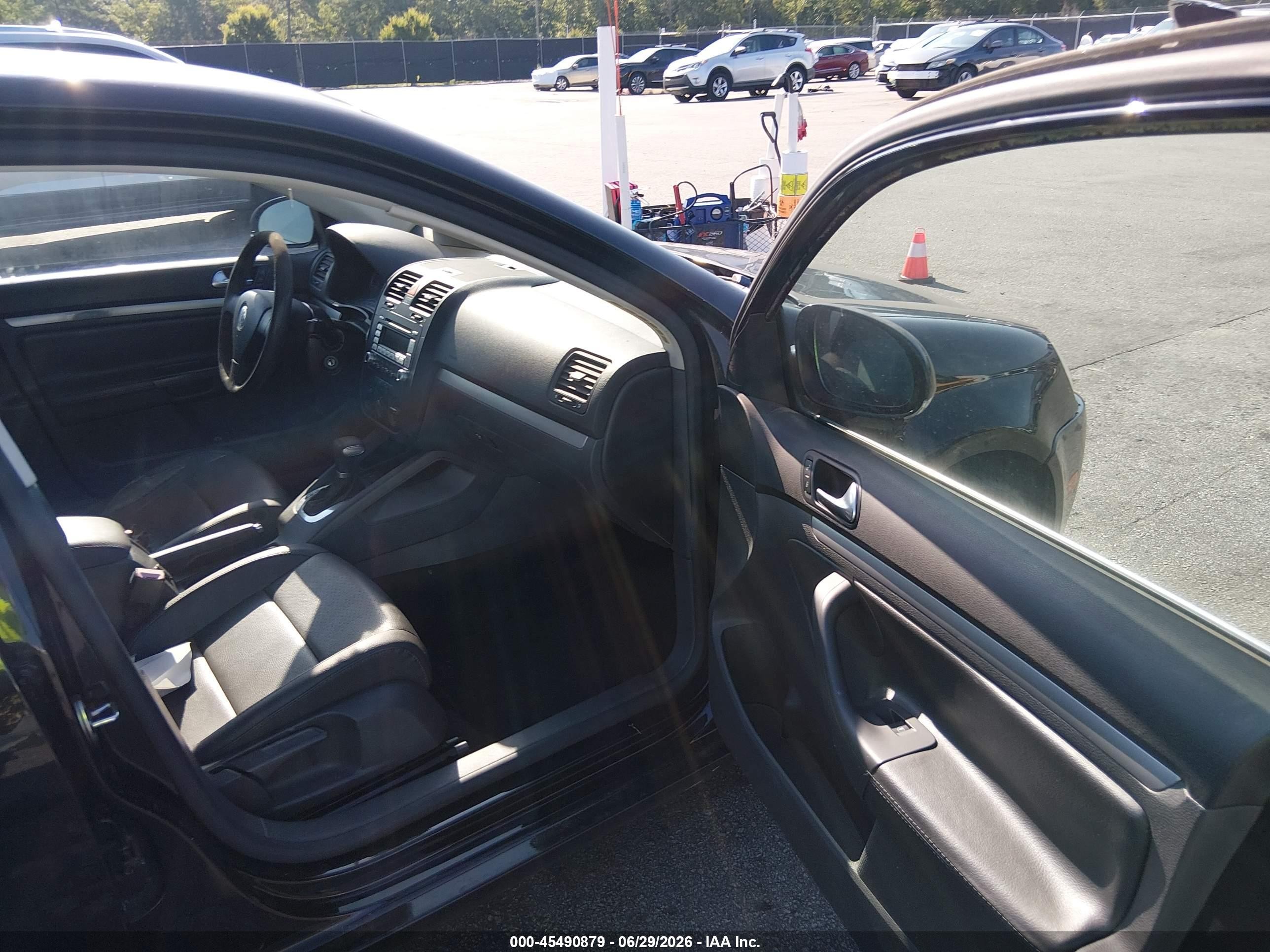 2007 Volkswagen Jetta 2.5 Black vin: 3VWRF71K27M119185