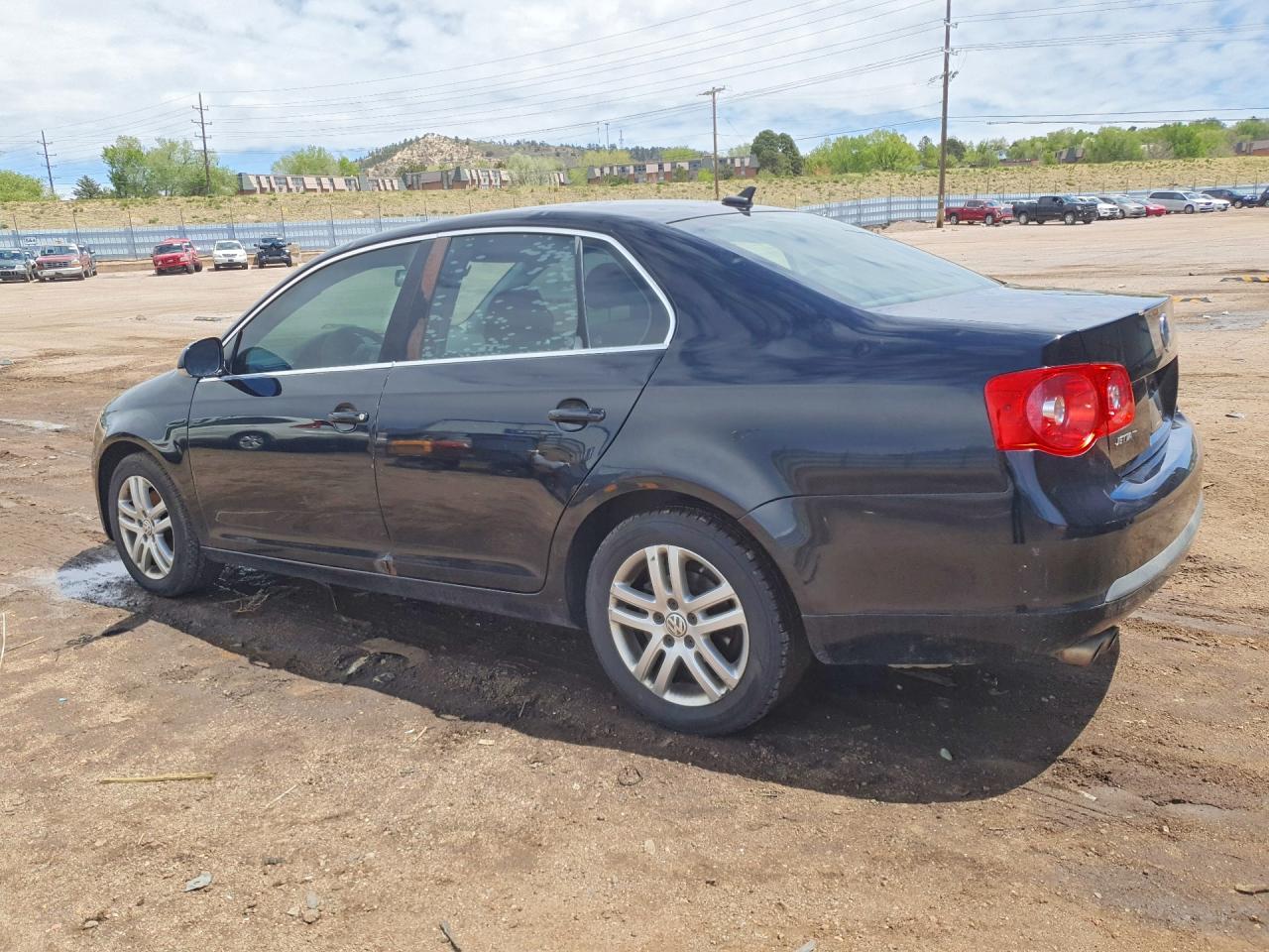 2007 Volkswagen Jetta 2.5 Option Package 1 Black vin: 3VWRF71K37M045520