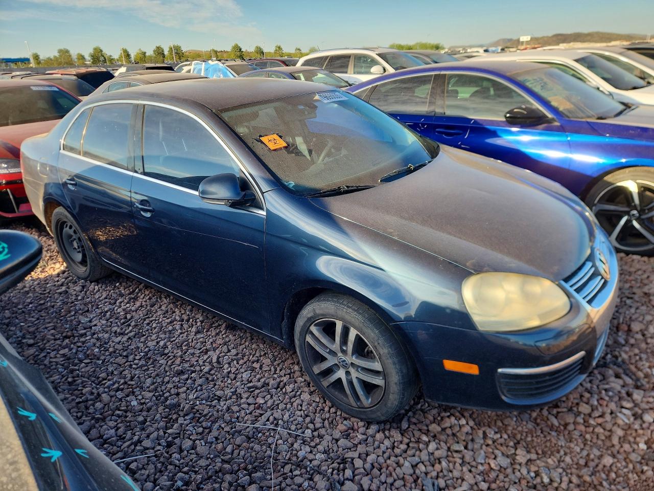 2005 Volkswagen New Jetta 2.5 Blue vin: 3VWRF71K75M625608