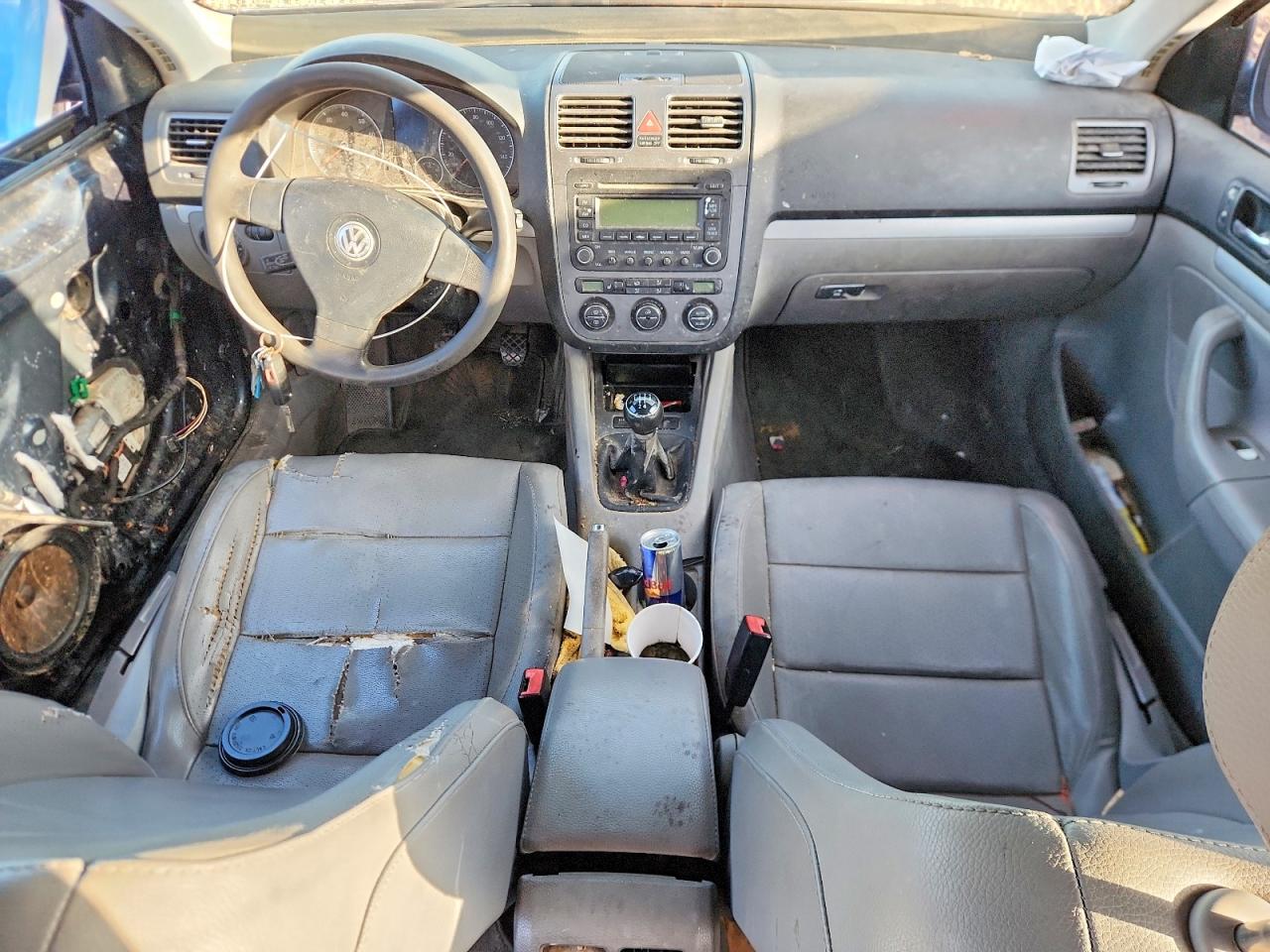 2005 Volkswagen New Jetta 2.5 Blue vin: 3VWRF71K75M625608