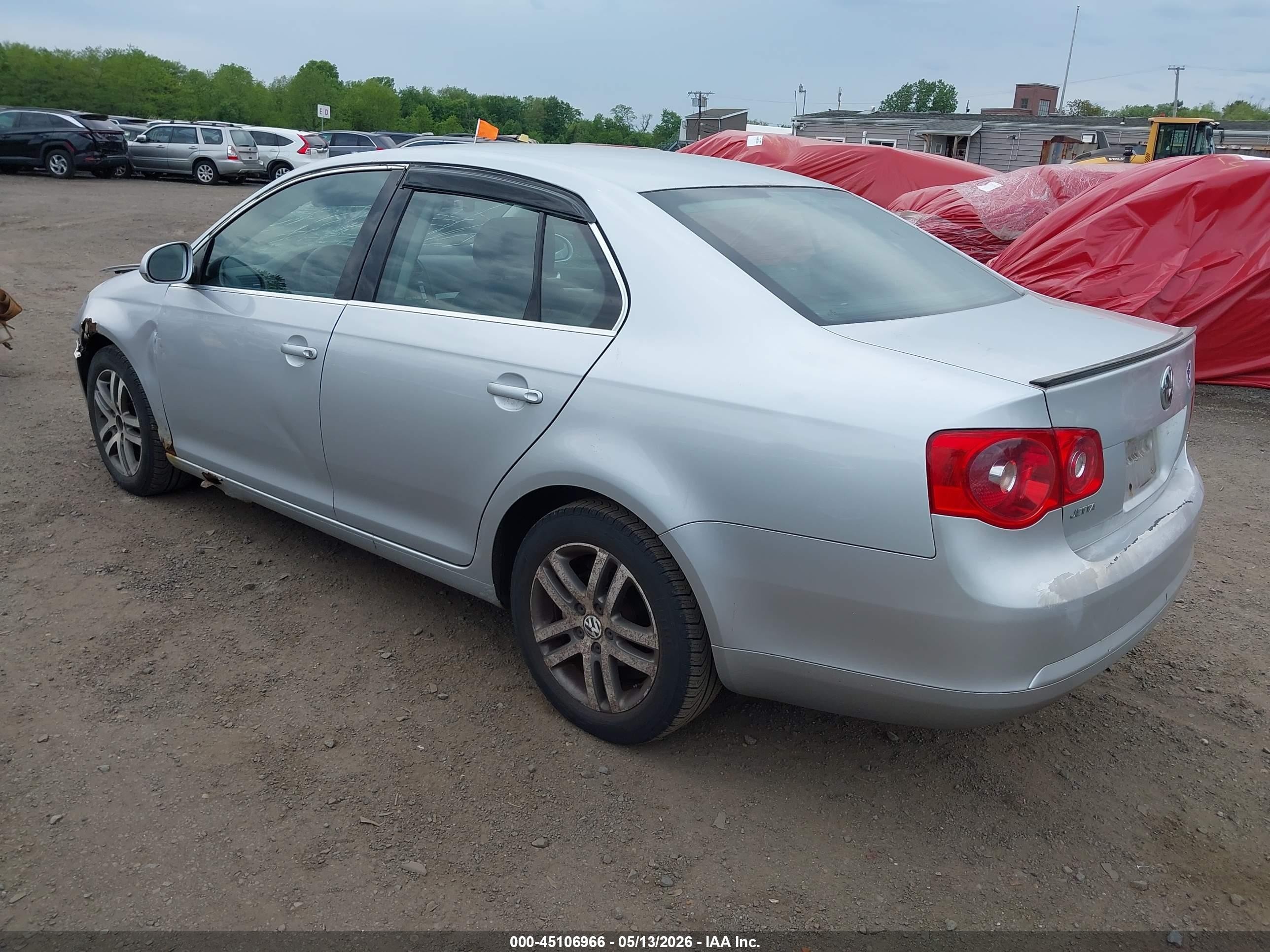 2006 Volkswagen Jetta 2.5 Серебряный vin: 3VWRF71K96M712413
