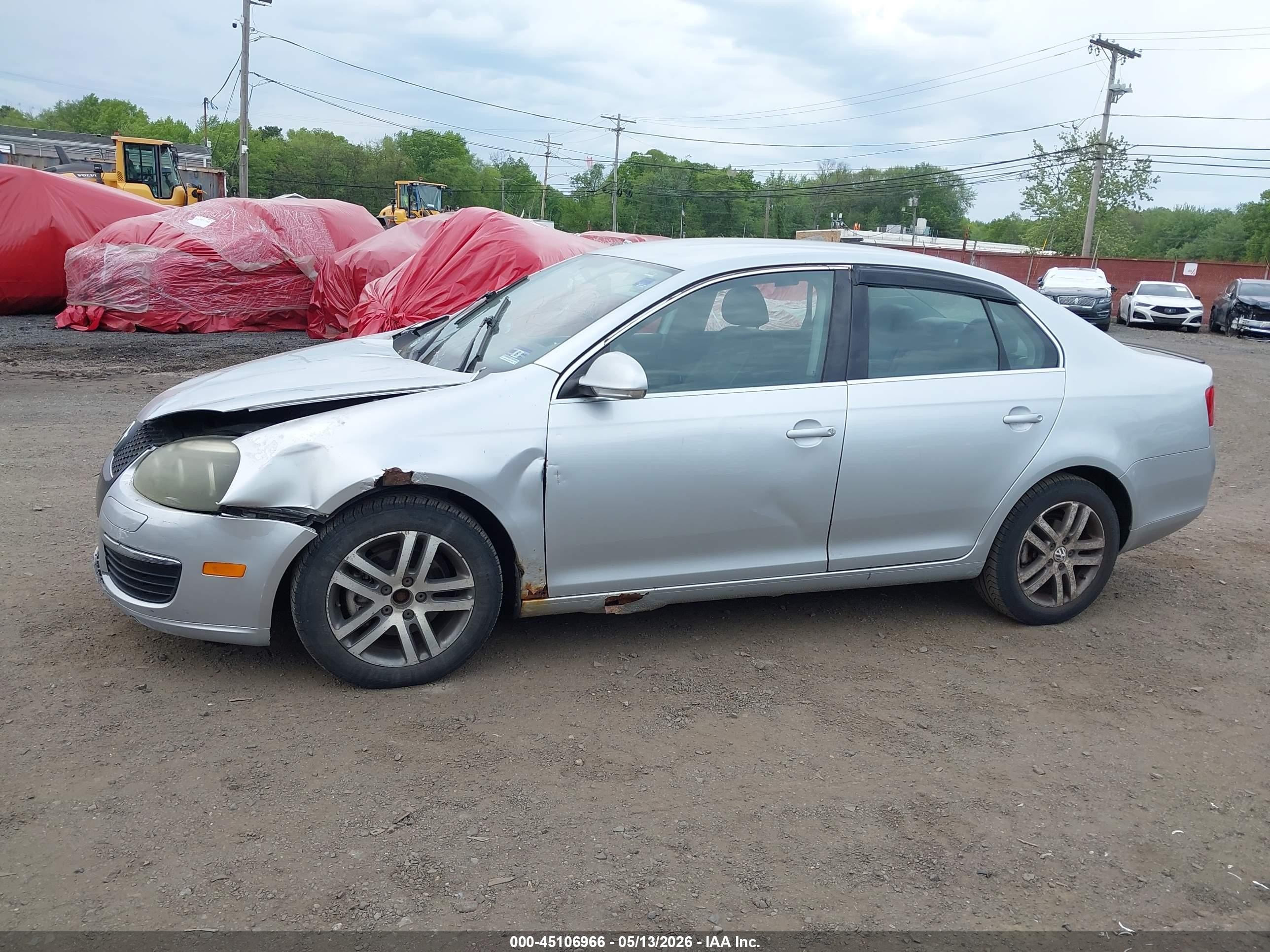 2006 Volkswagen Jetta 2.5 Серебряный vin: 3VWRF71K96M712413