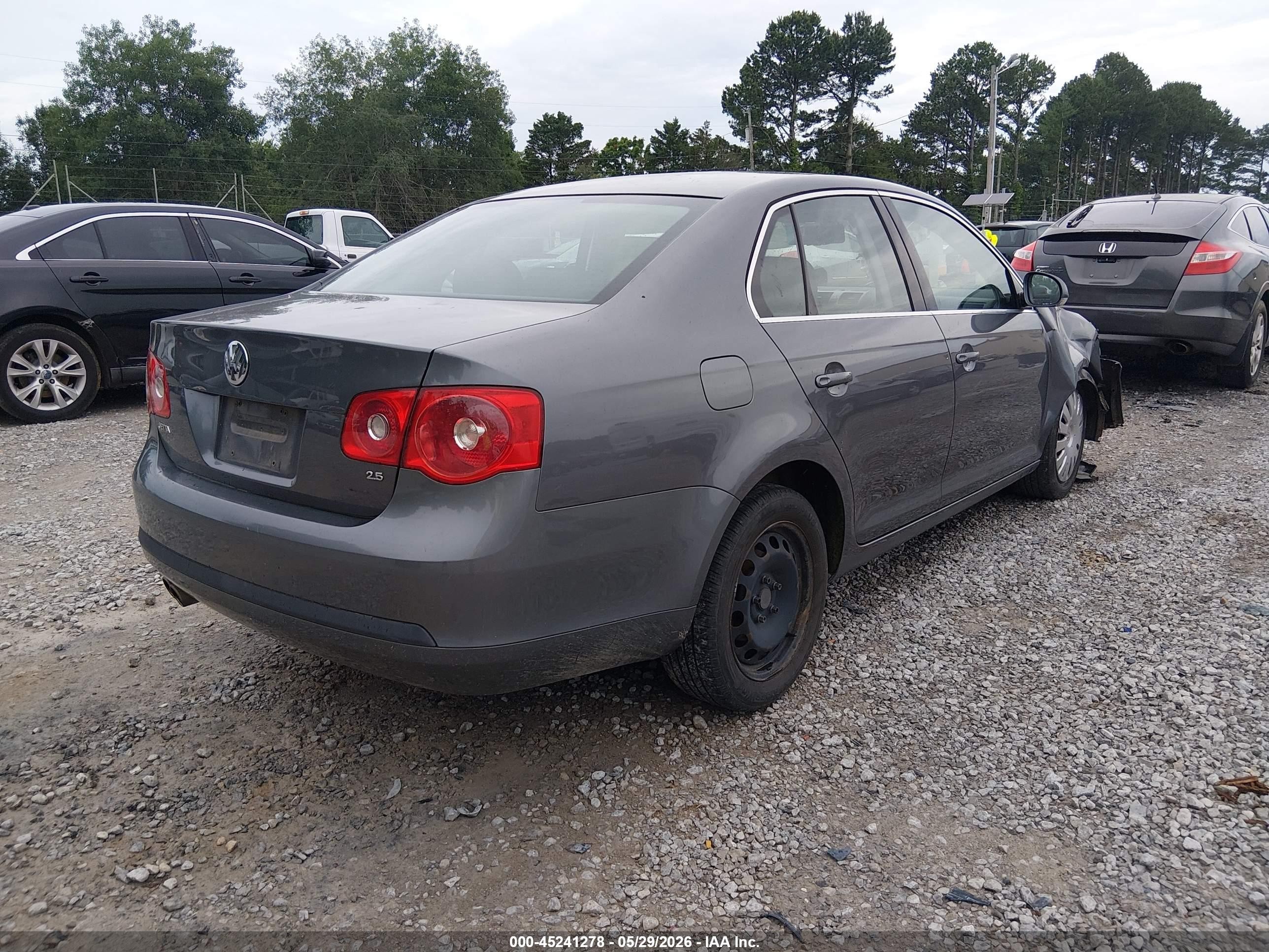 2005 Volkswagen Jetta 2.5 Gray vin: 3VWRF71KX5M648123