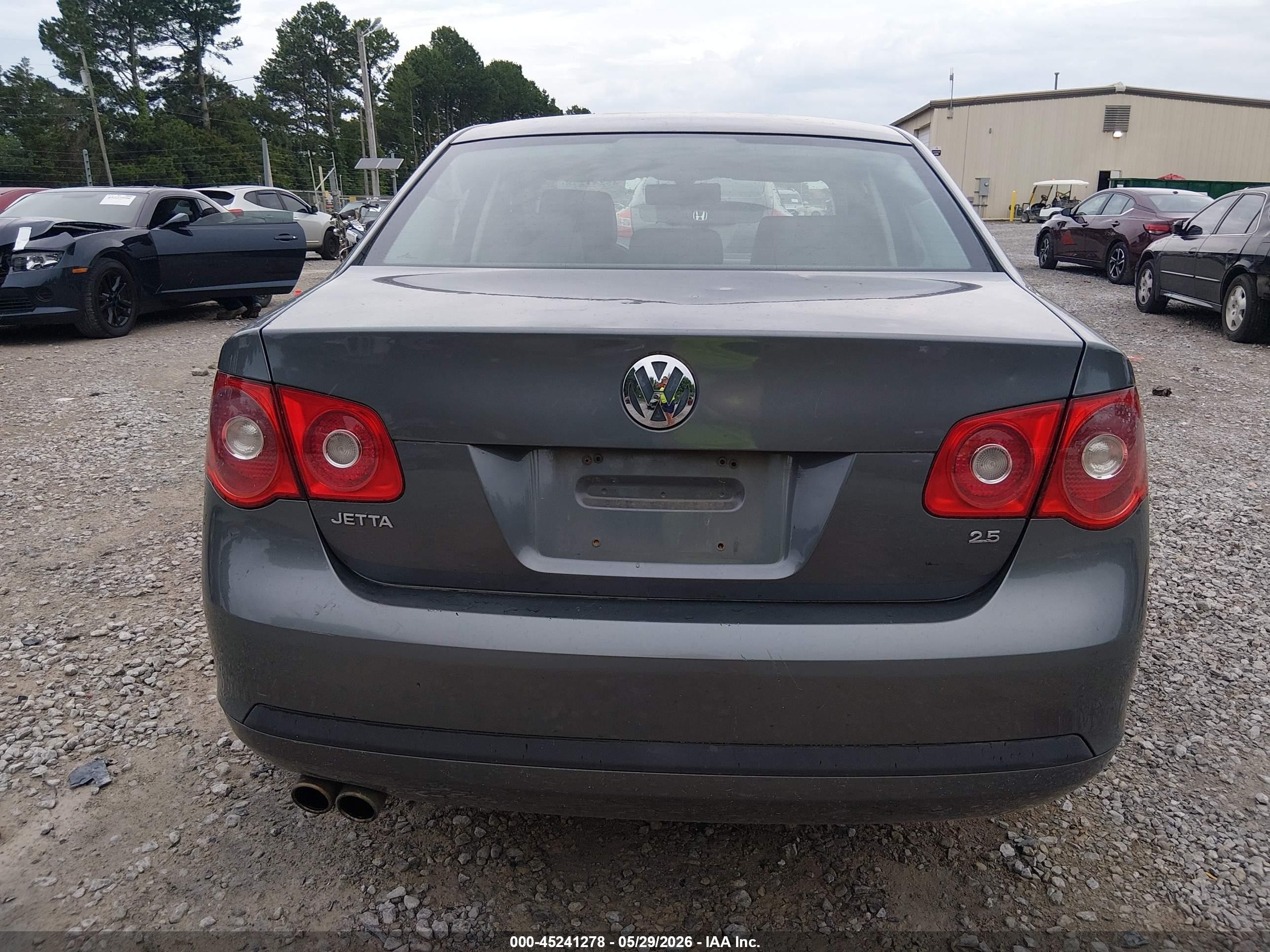 2005 Volkswagen Jetta 2.5 Gray vin: 3VWRF71KX5M648123