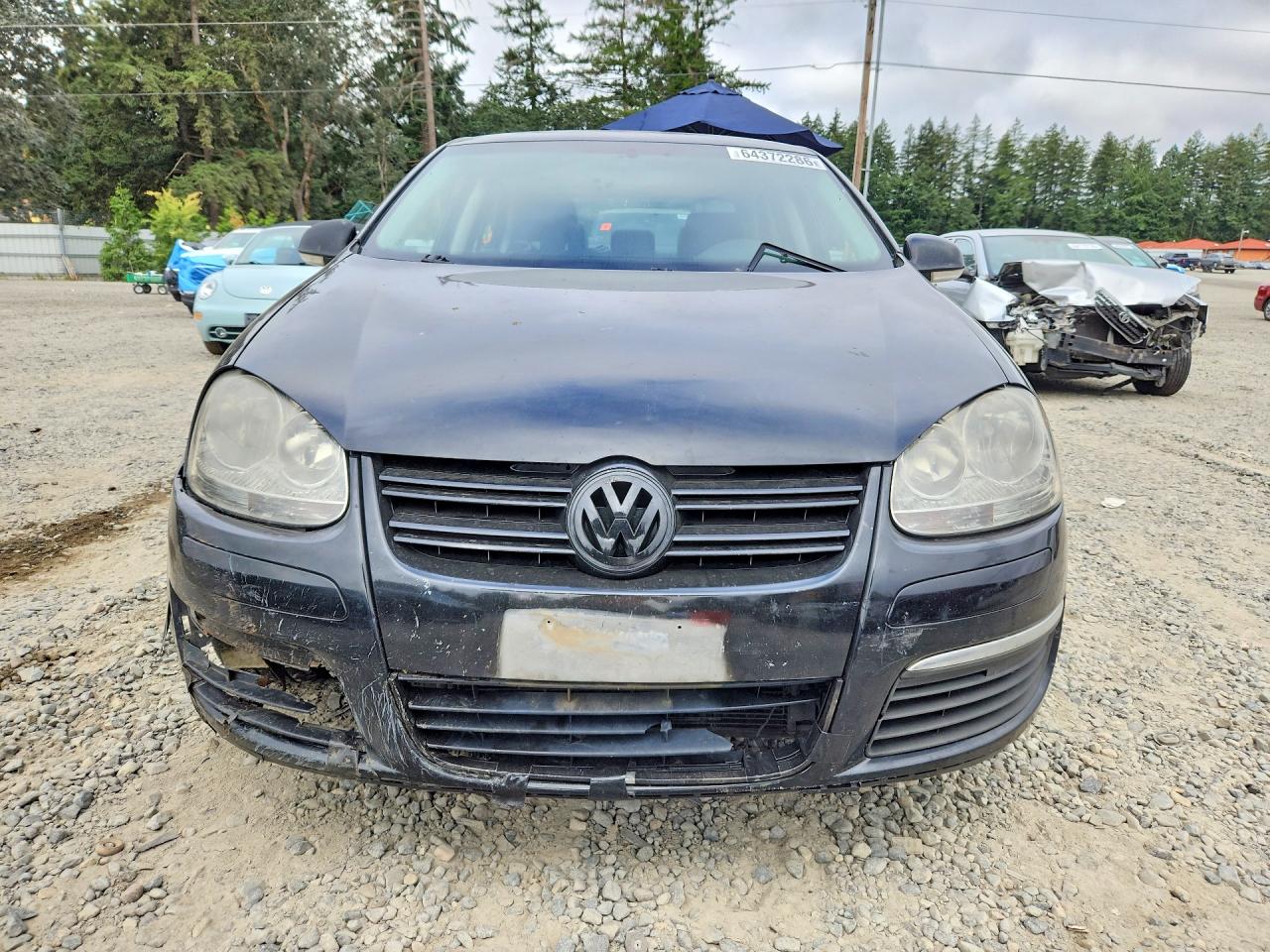 2006 Volkswagen Jetta 2.5 Black vin: 3VWRF71KX6M629203