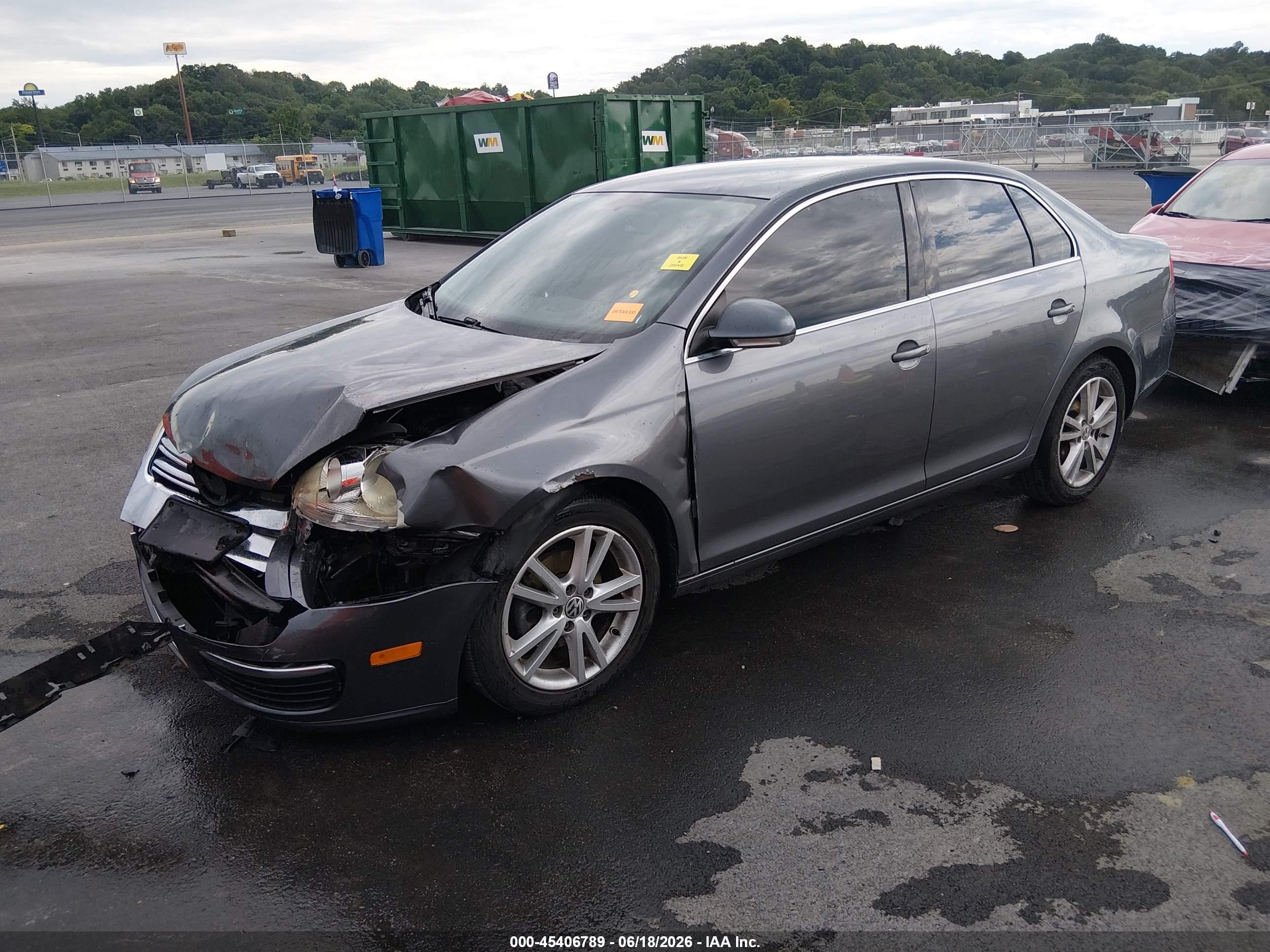 2006 Volkswagen Jetta 2.5 Gray vin: 3VWRF71KX6M680717
