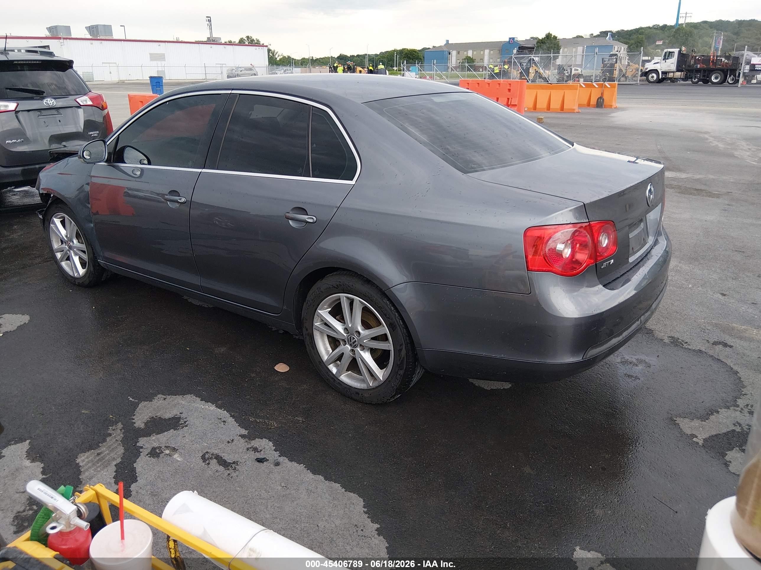 2006 Volkswagen Jetta 2.5 Gray vin: 3VWRF71KX6M680717