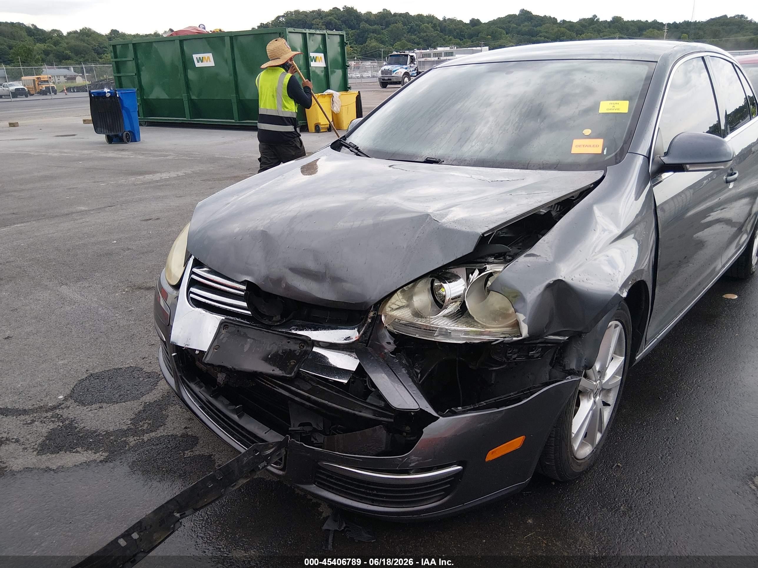 2006 Volkswagen Jetta 2.5 Gray vin: 3VWRF71KX6M680717