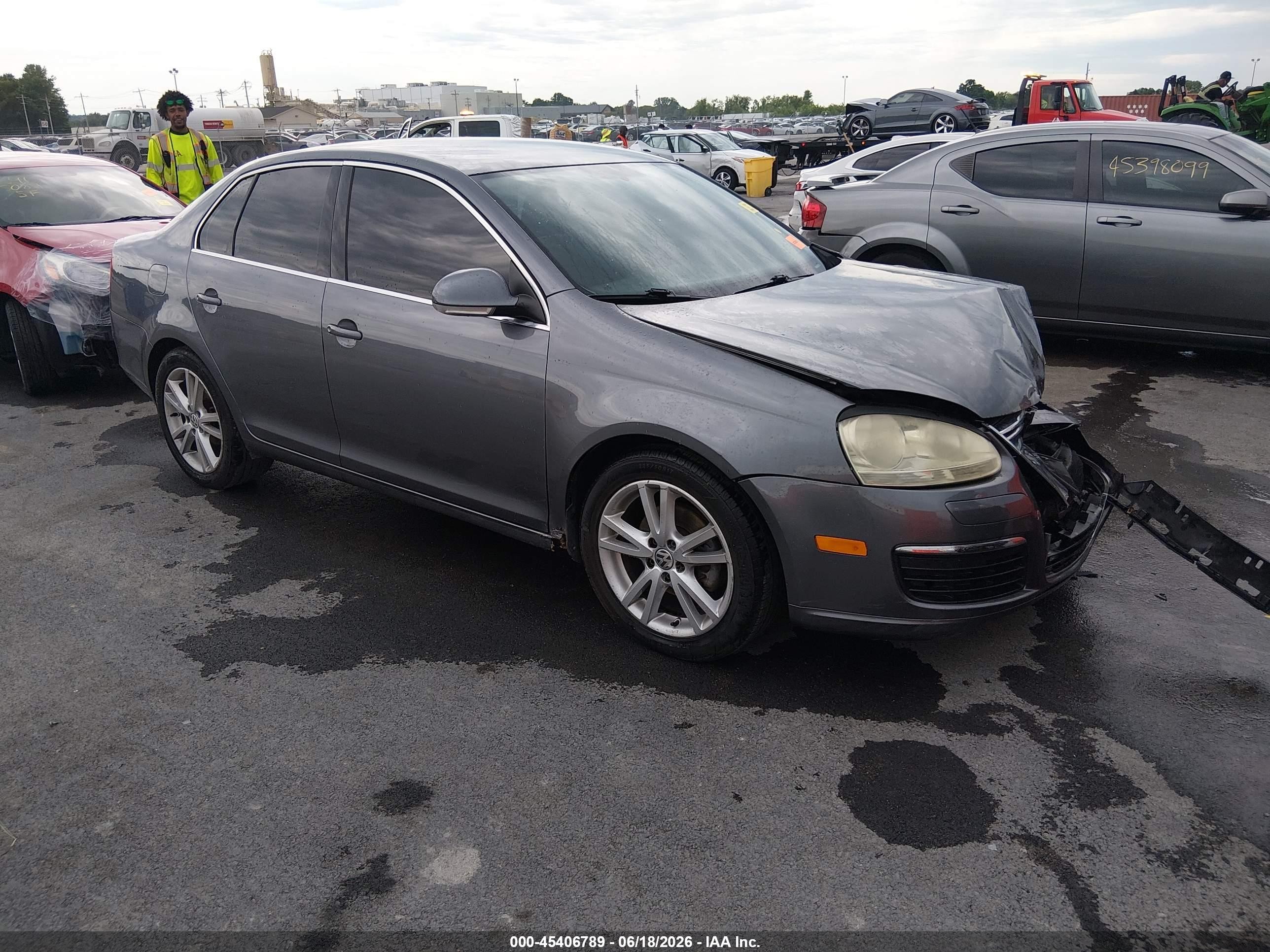2006 Volkswagen Jetta 2.5 Gray vin: 3VWRF71KX6M680717