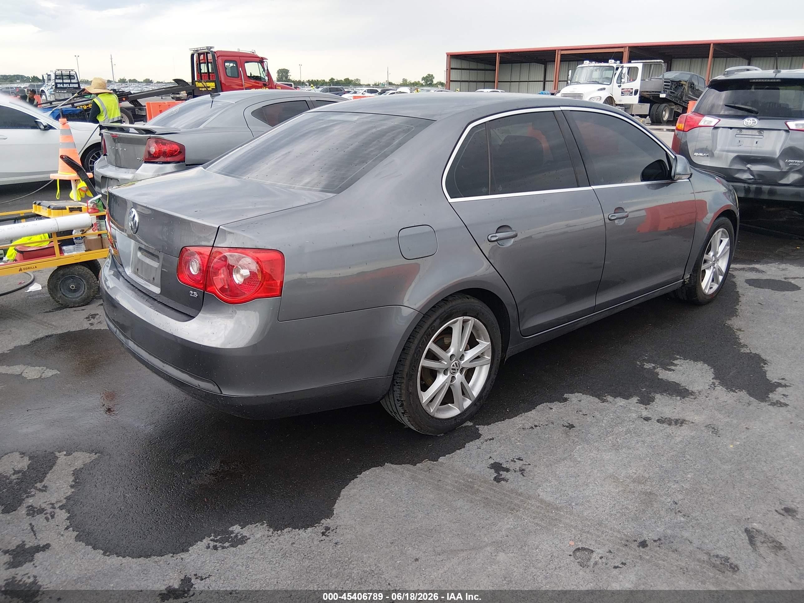 2006 Volkswagen Jetta 2.5 Gray vin: 3VWRF71KX6M680717