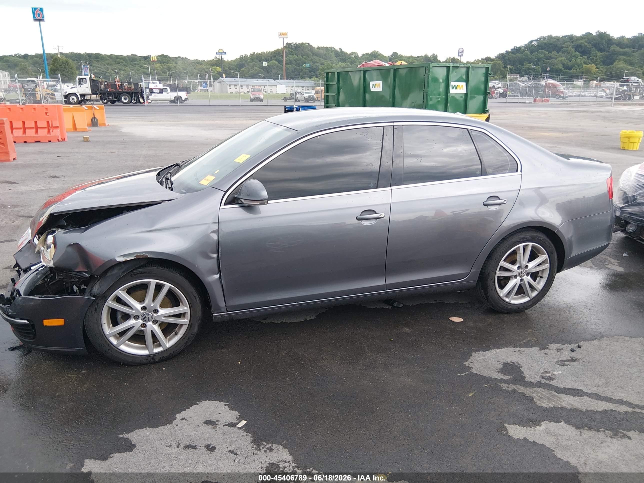 2006 Volkswagen Jetta 2.5 Gray vin: 3VWRF71KX6M680717