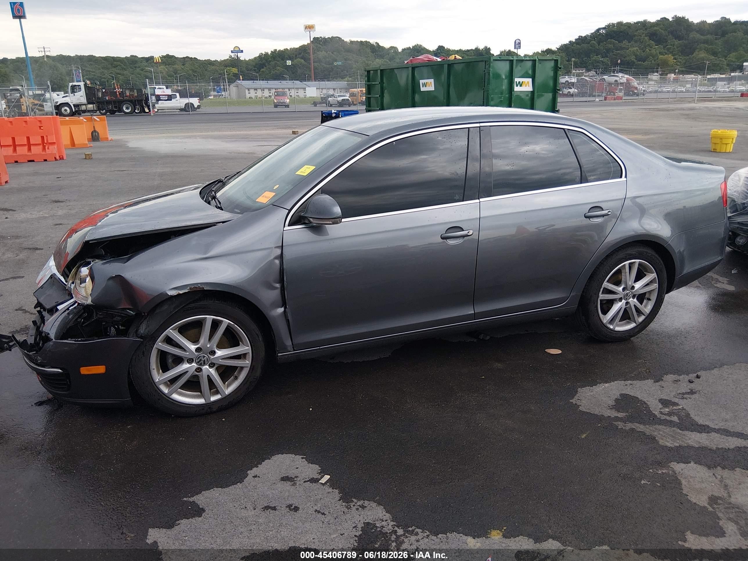 2006 Volkswagen Jetta 2.5 Gray vin: 3VWRF71KX6M680717