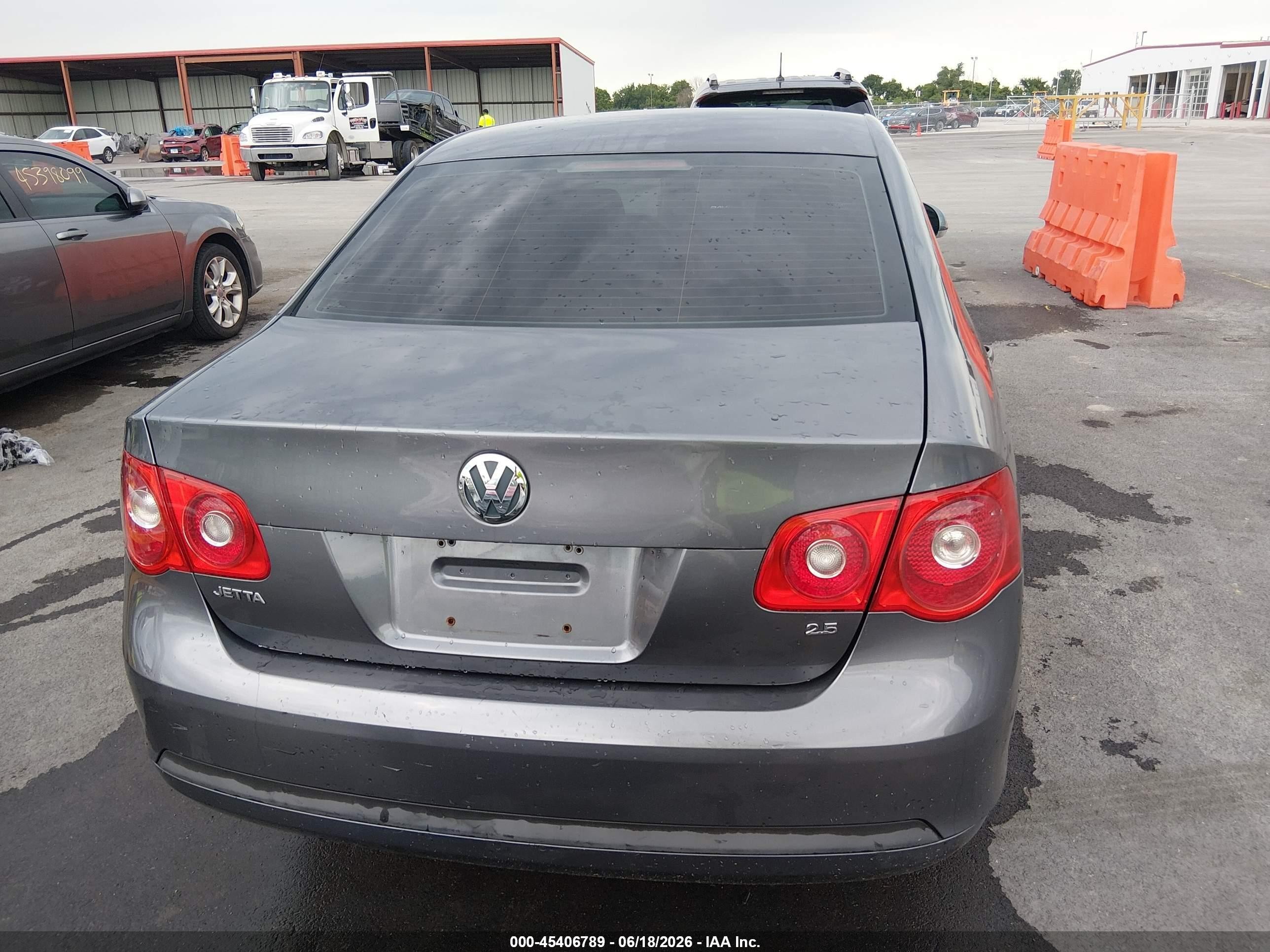 2006 Volkswagen Jetta 2.5 Gray vin: 3VWRF71KX6M680717