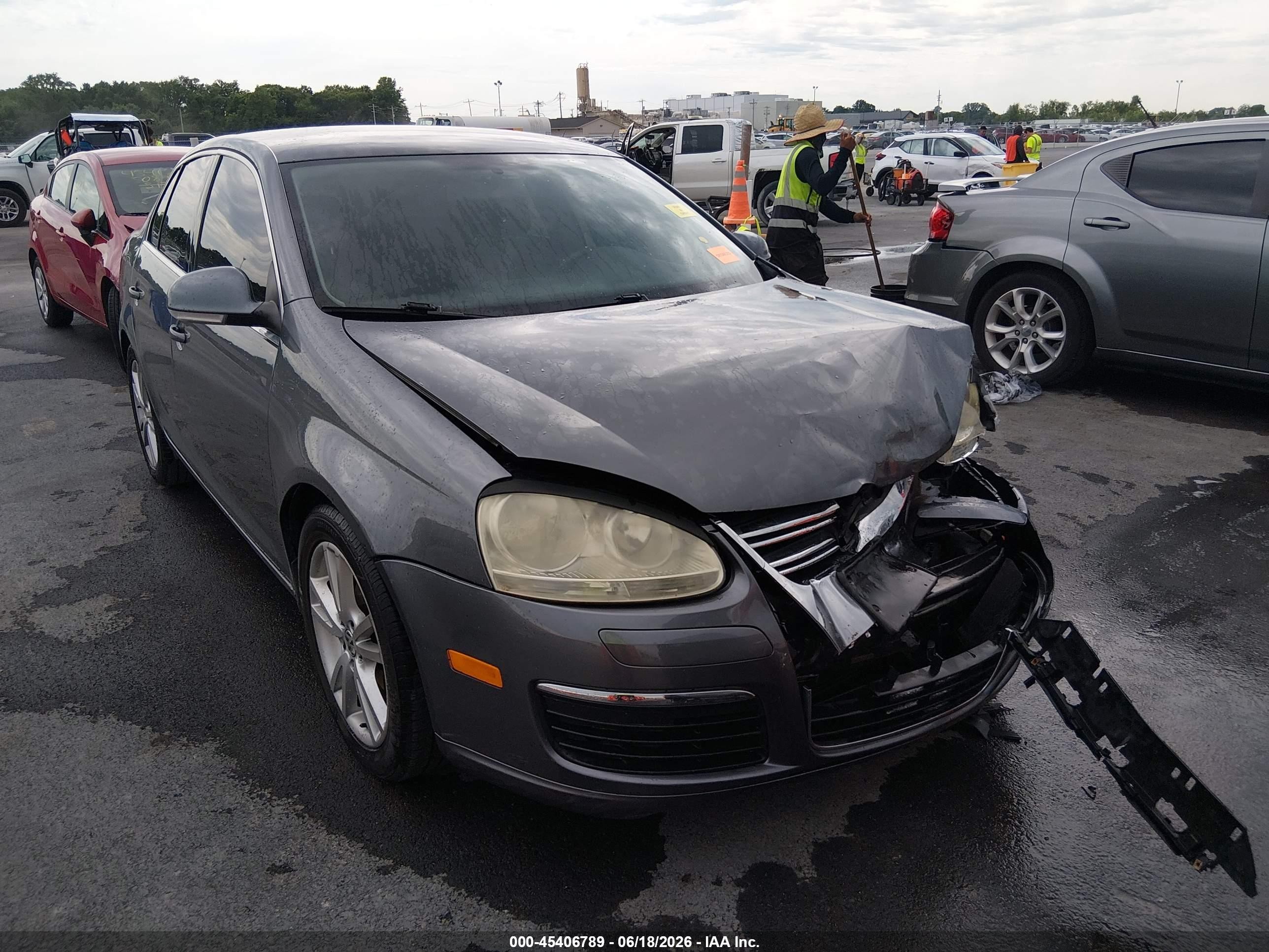 2006 Volkswagen Jetta 2.5 Gray vin: 3VWRF71KX6M680717
