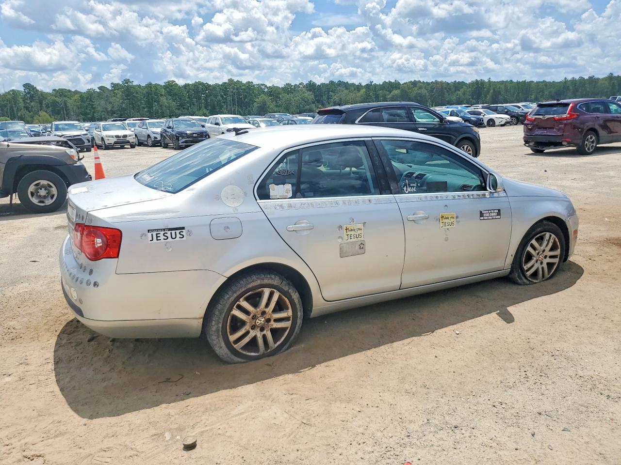 2007 Volkswagen Jetta 2.5 Option Package 1 Silver vin: 3VWRF71KX7M012322
