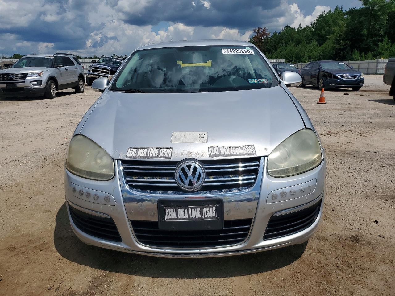 2007 Volkswagen Jetta 2.5 Option Package 1 Silver vin: 3VWRF71KX7M012322