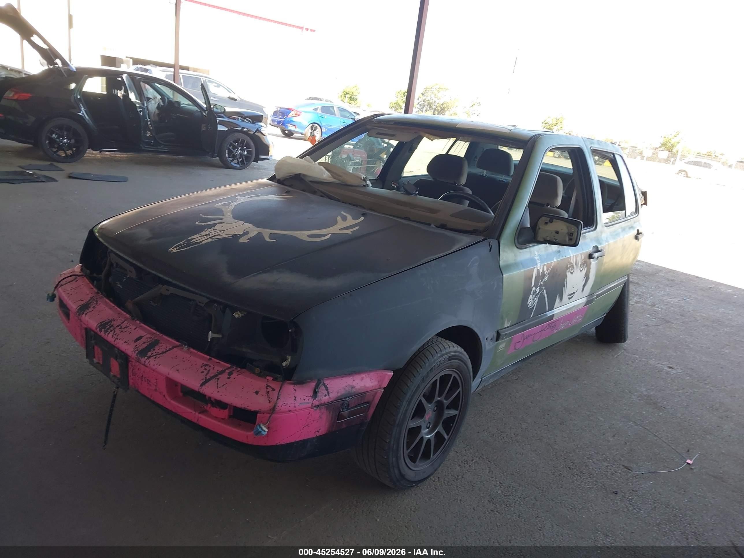 1998 Volkswagen Jetta Tdi Green vin: 3VWRF81H0WM133286