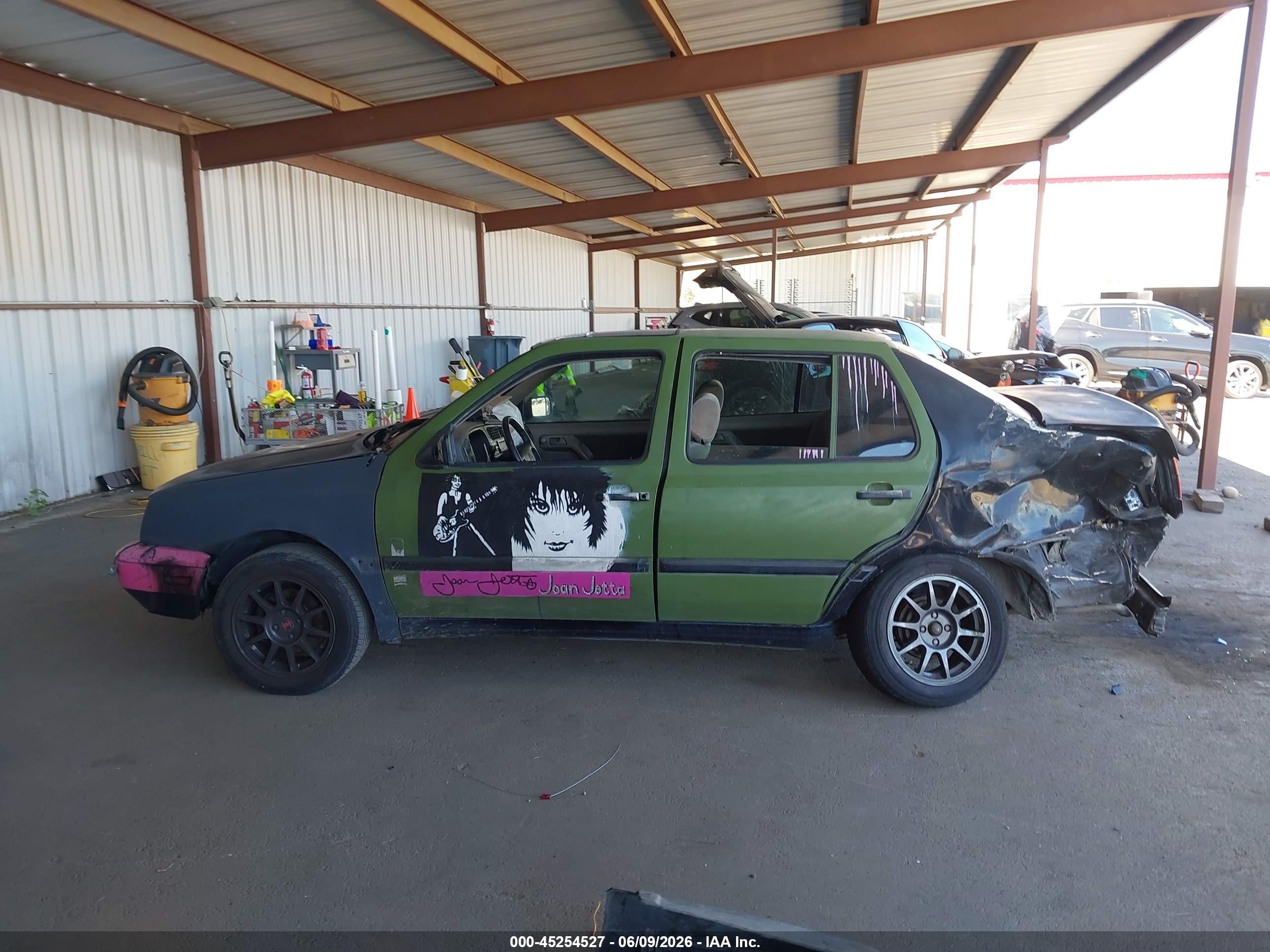1998 Volkswagen Jetta Tdi Green vin: 3VWRF81H0WM133286