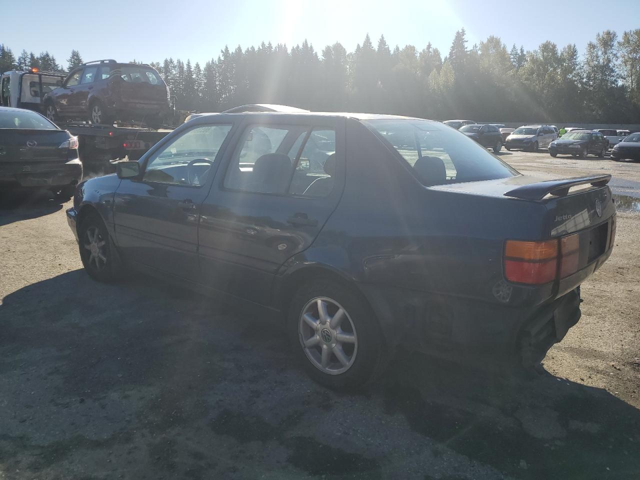 1999 Volkswagen Jetta Tdi Blue vin: 3VWRF81H1XM209129