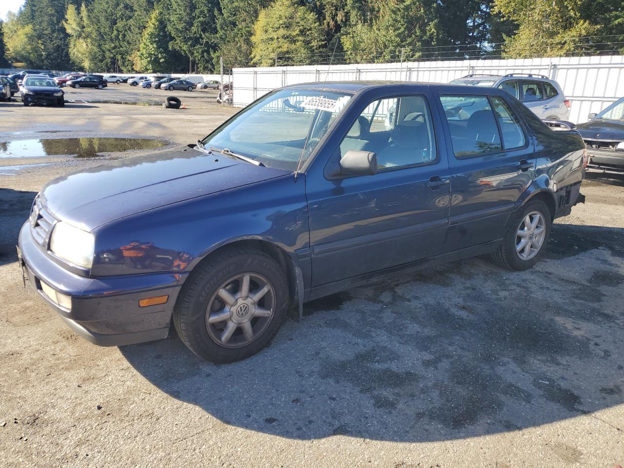 1999 Volkswagen Jetta Tdi Blue vin: 3VWRF81H1XM209129