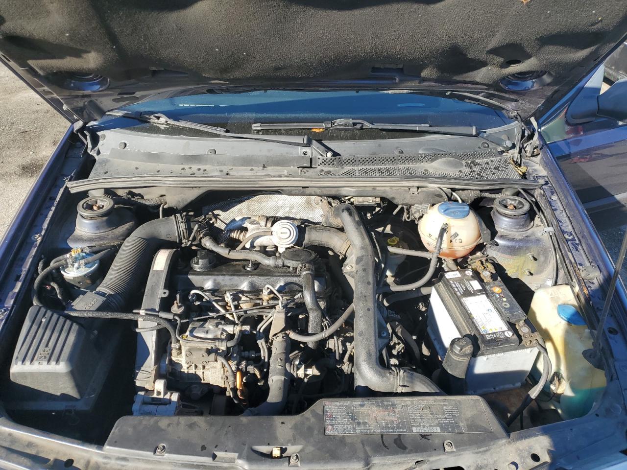 1999 Volkswagen Jetta Tdi Blue vin: 3VWRF81H1XM209129