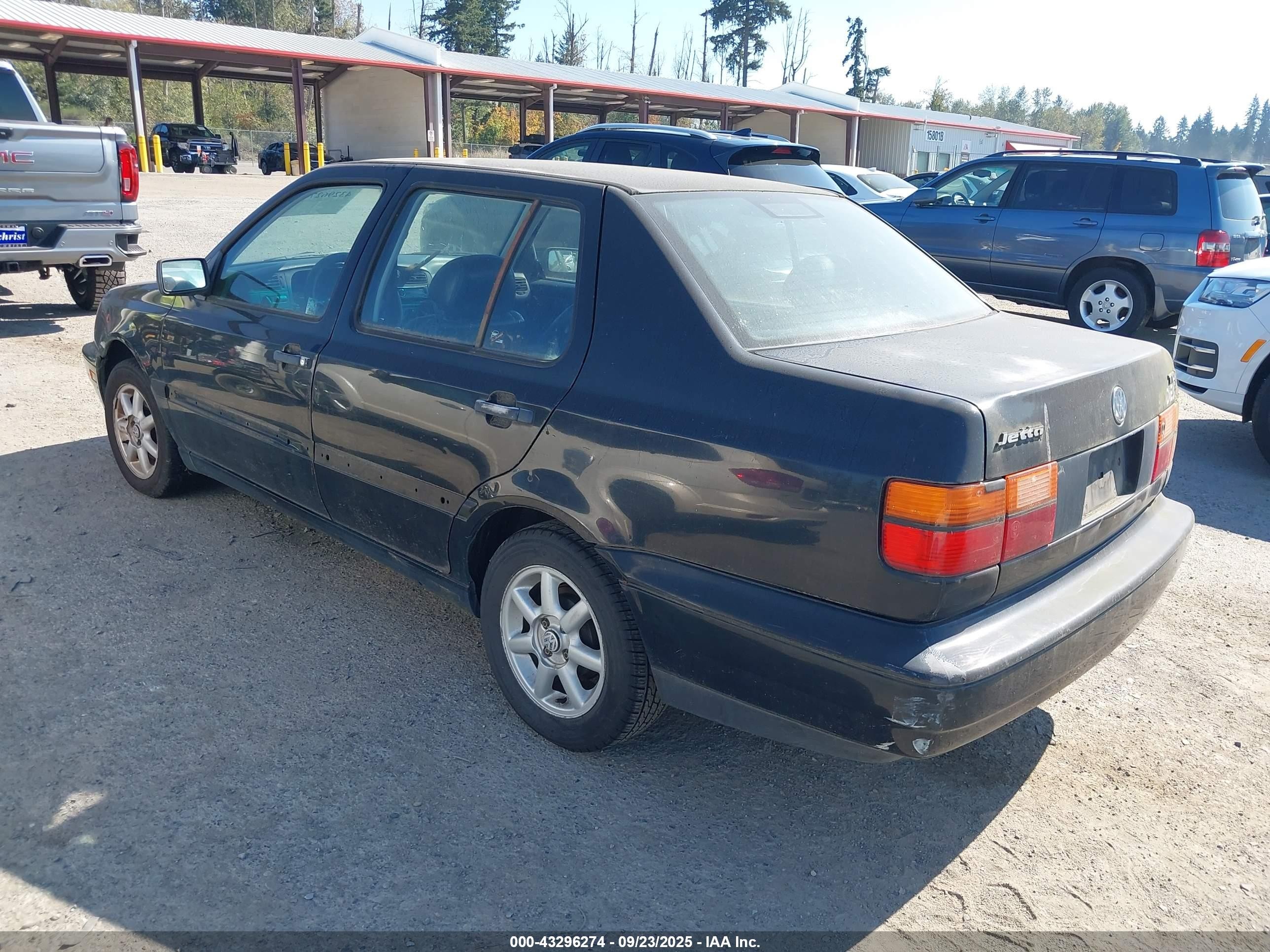 1998 Volkswagen Jetta Tdi Black vin: 3VWRF81H3WM123464