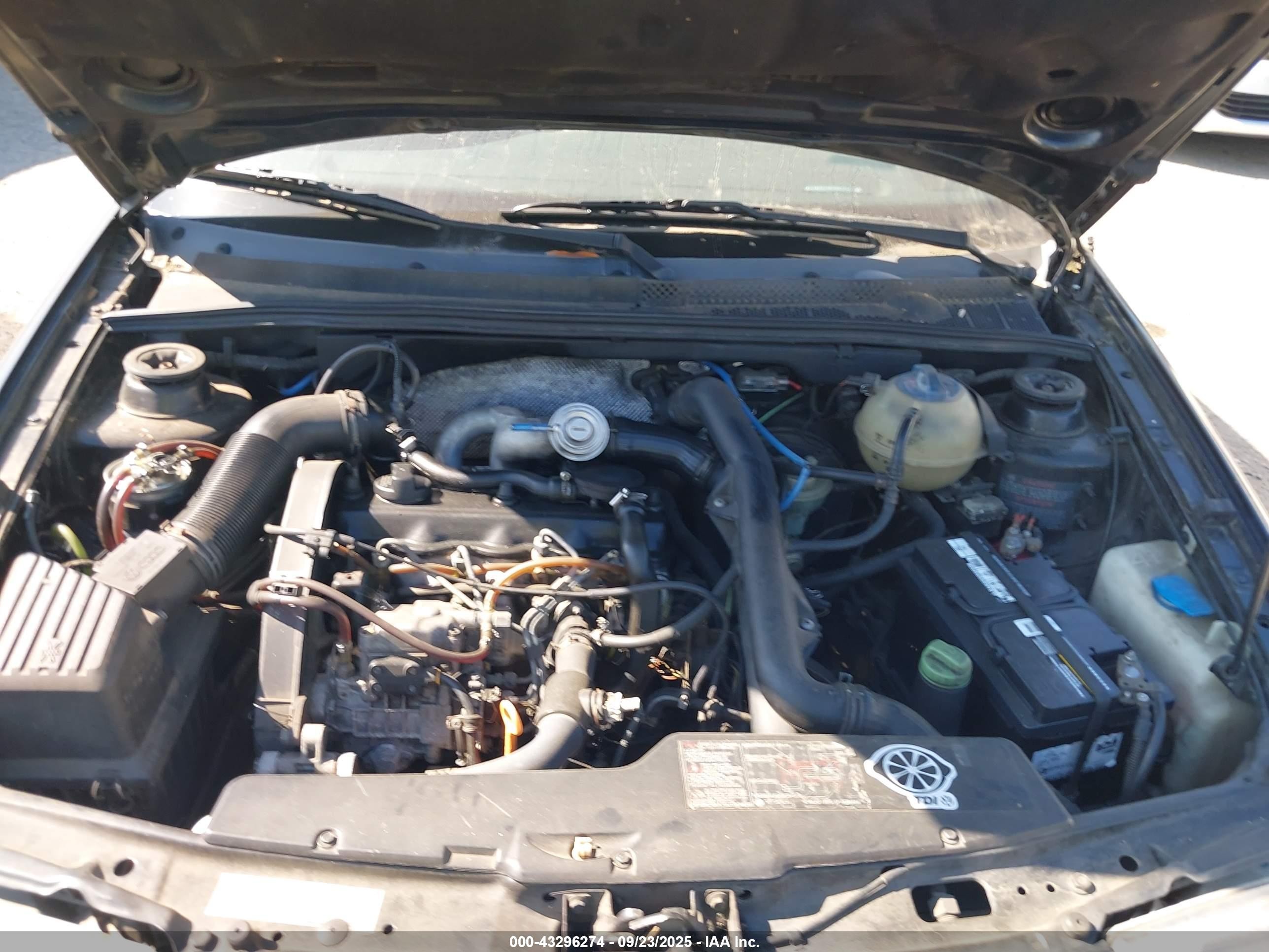 1998 Volkswagen Jetta Tdi Black vin: 3VWRF81H3WM123464