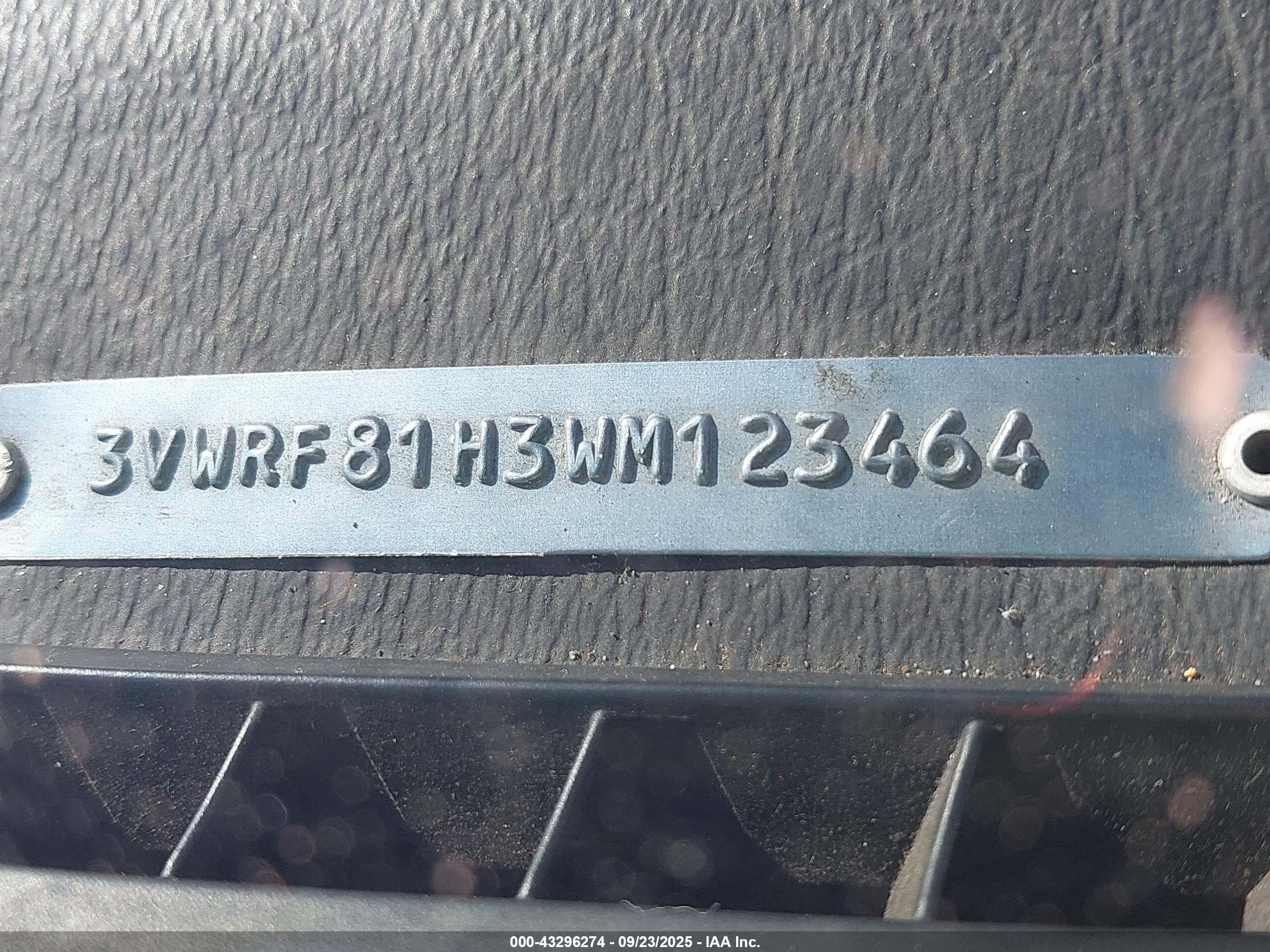 1998 Volkswagen Jetta Tdi Black vin: 3VWRF81H3WM123464