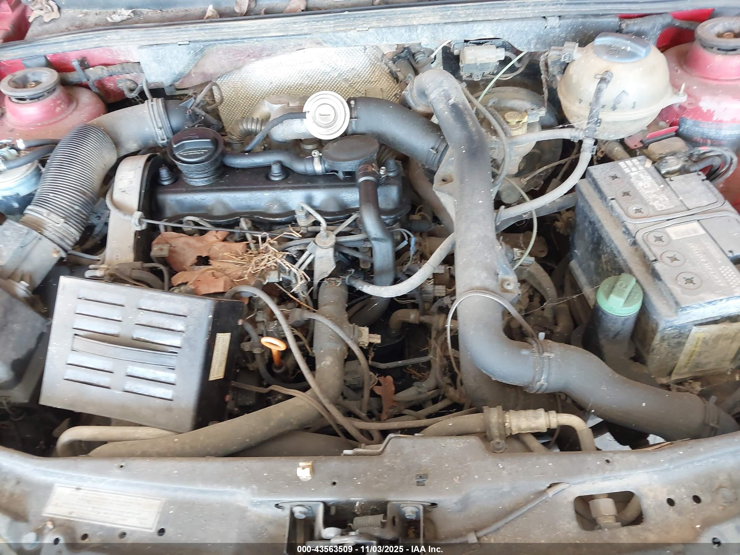 1998 Volkswagen Jetta Tdi Red vin: 3VWRF81H7WM238536