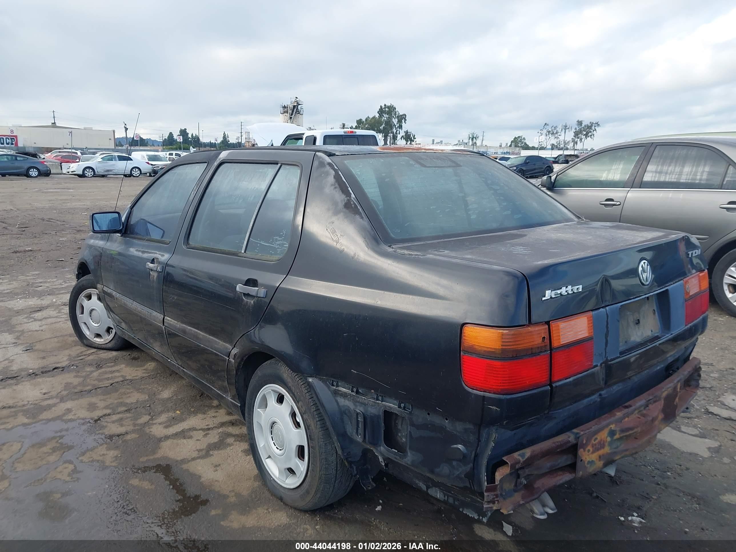 1998 Volkswagen Jetta Tdi Black vin: 3VWRF81H8WM119877