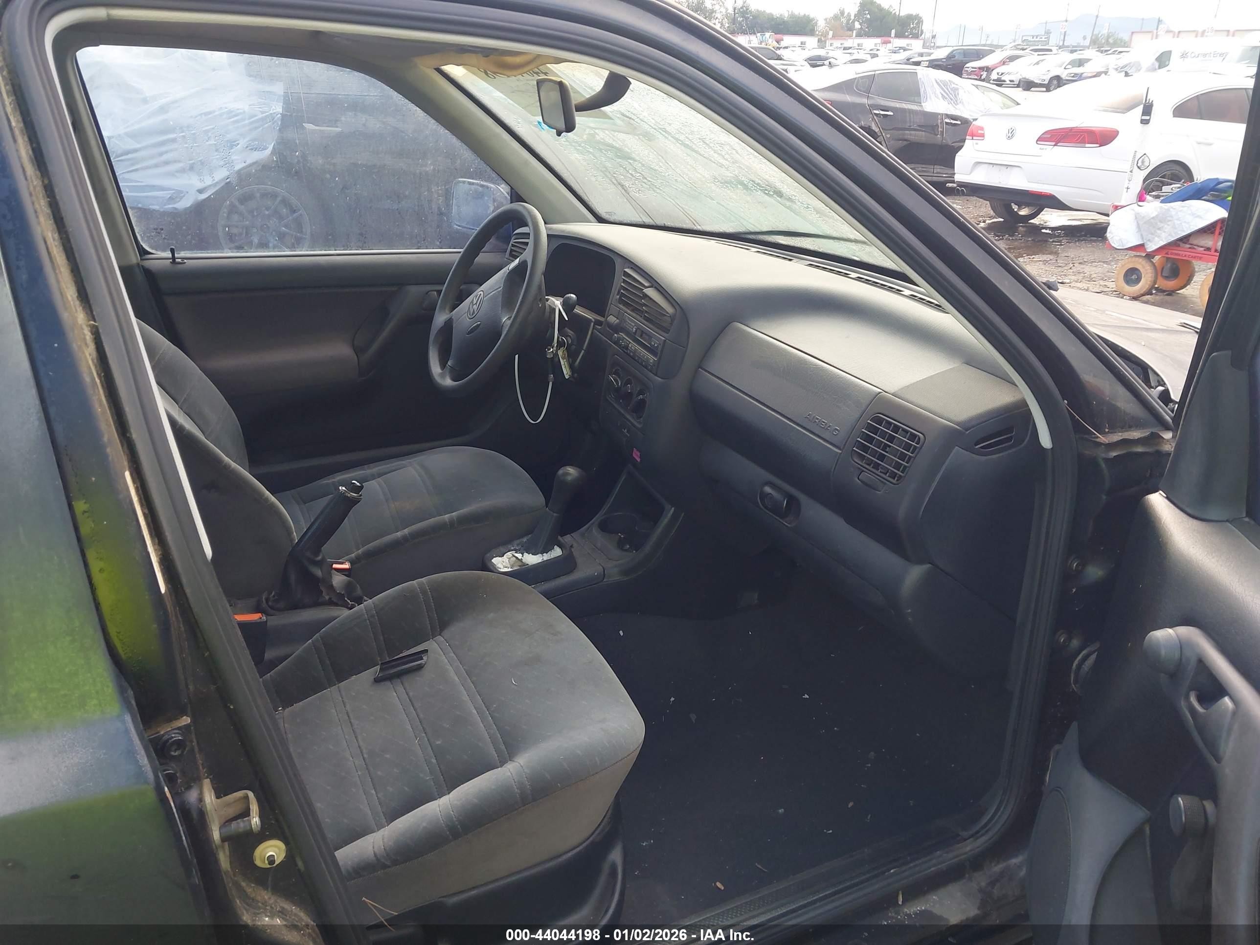 1998 Volkswagen Jetta Tdi Black vin: 3VWRF81H8WM119877