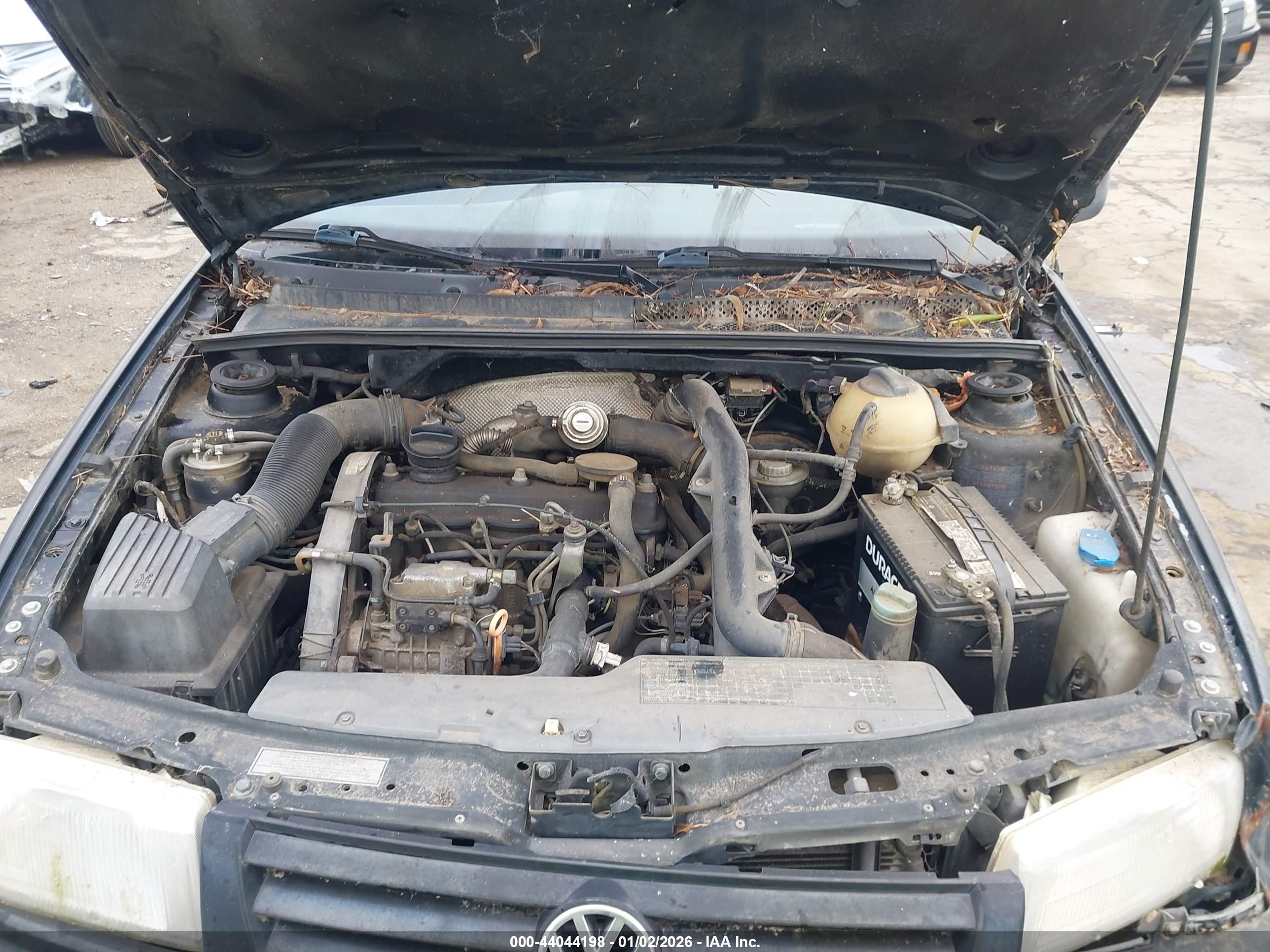 1998 Volkswagen Jetta Tdi Black vin: 3VWRF81H8WM119877