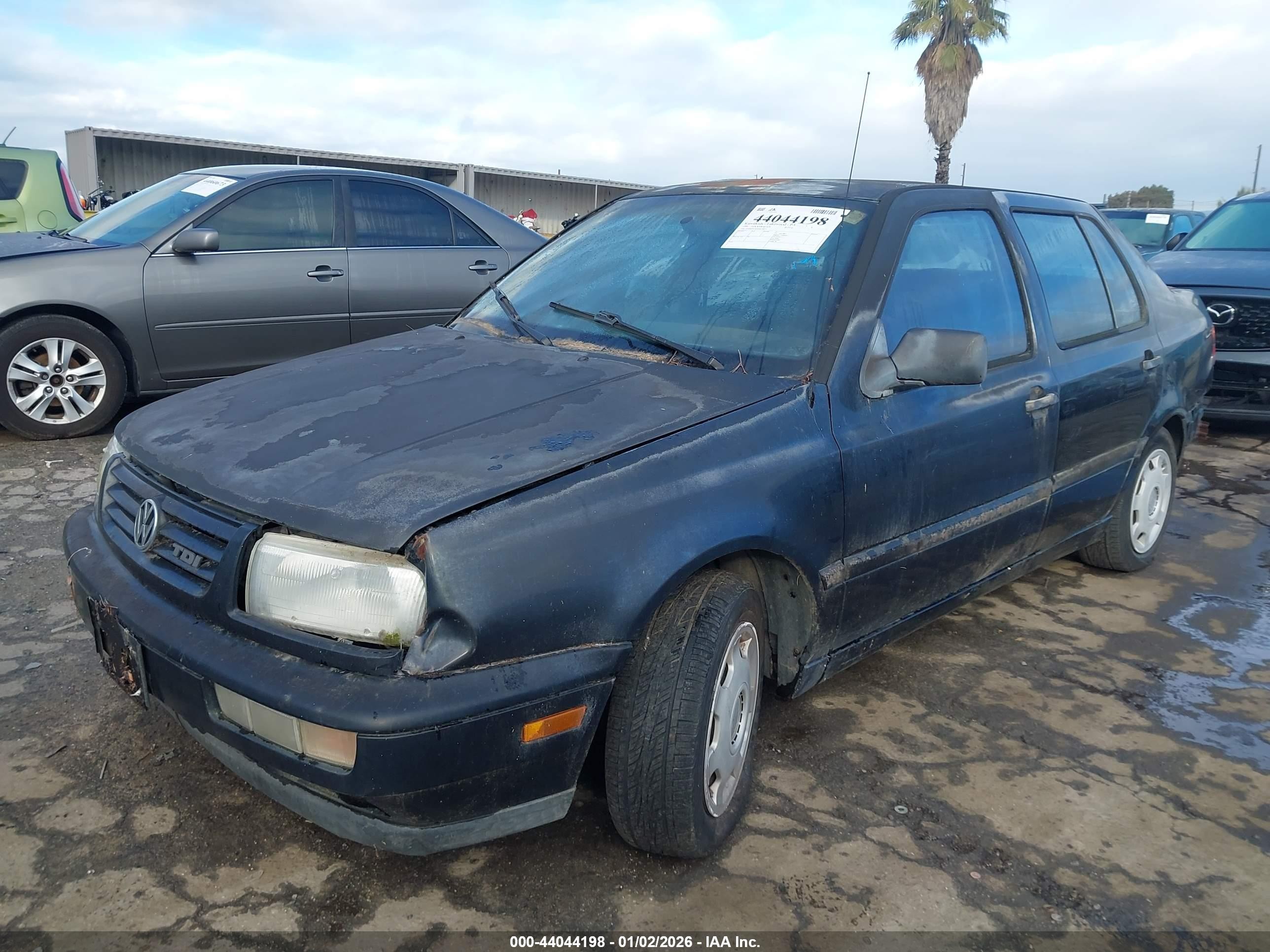 1998 Volkswagen Jetta Tdi Black vin: 3VWRF81H8WM119877