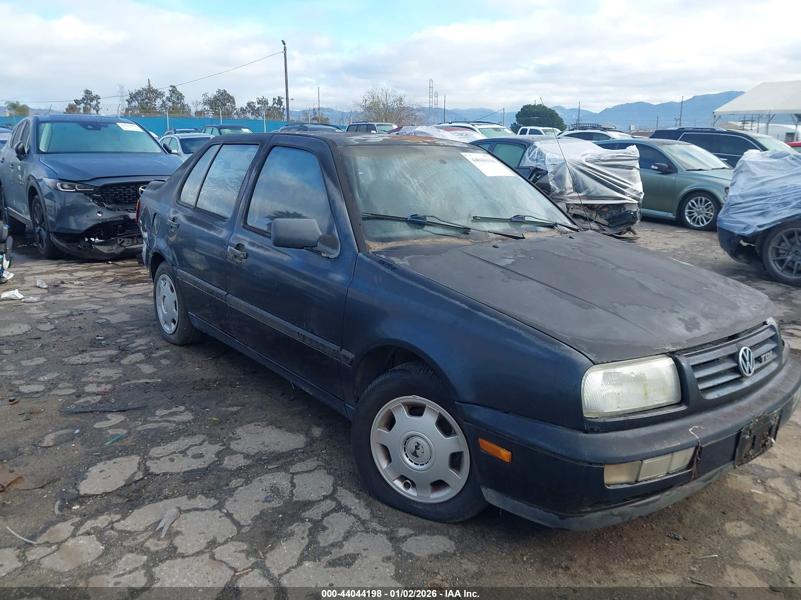 1998 Volkswagen Jetta Tdi Black vin: 3VWRF81H8WM119877