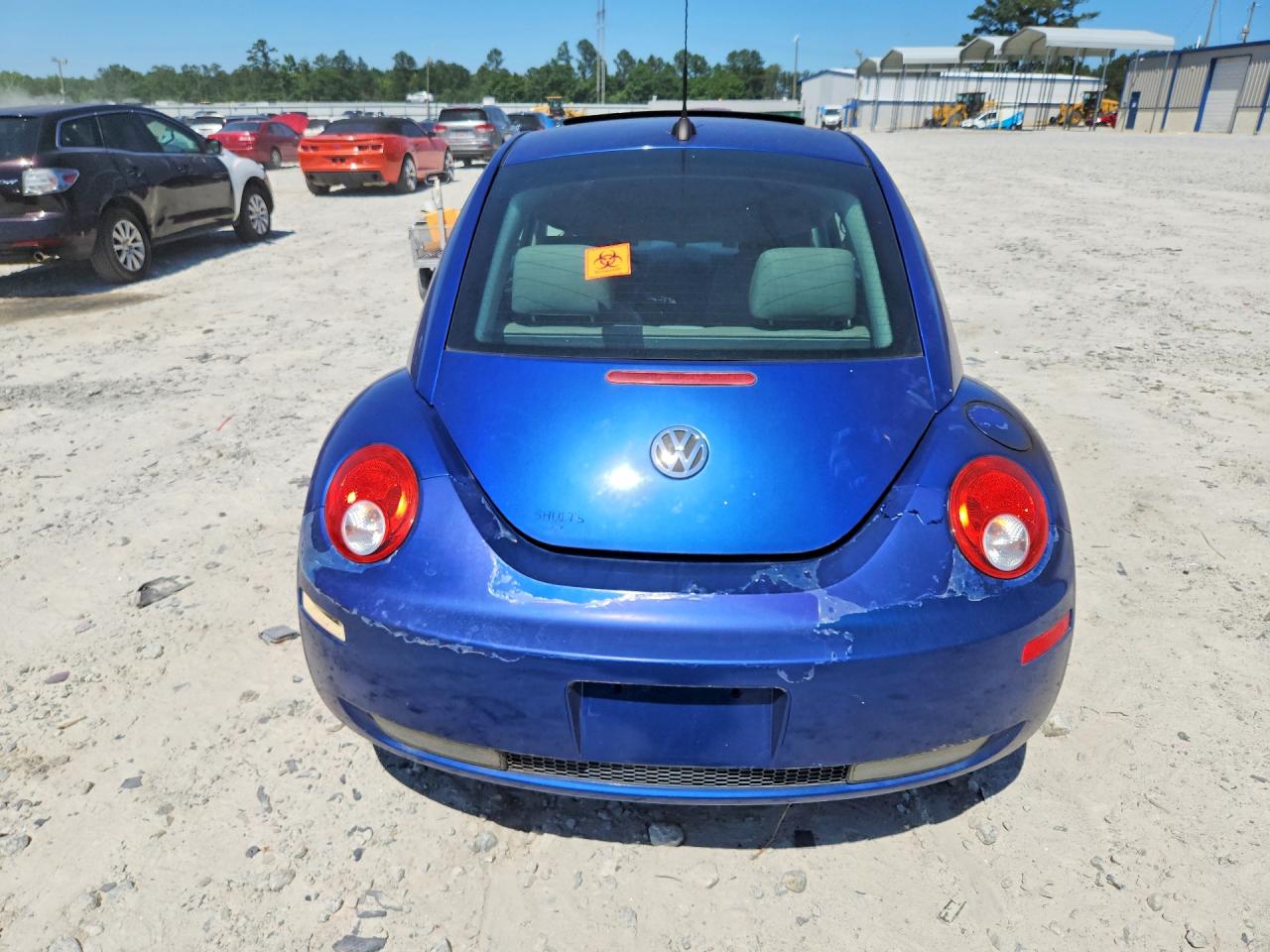 2008 Volkswagen New Beetle S Синий vin: 3VWRG31C18M519609