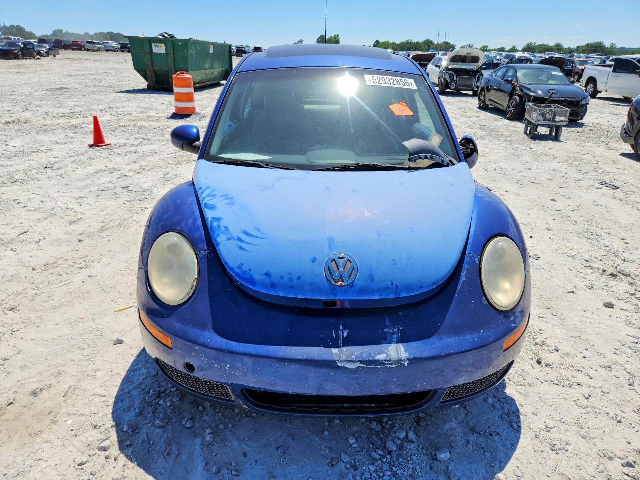 2008 Volkswagen New Beetle S Синий vin: 3VWRG31C18M519609