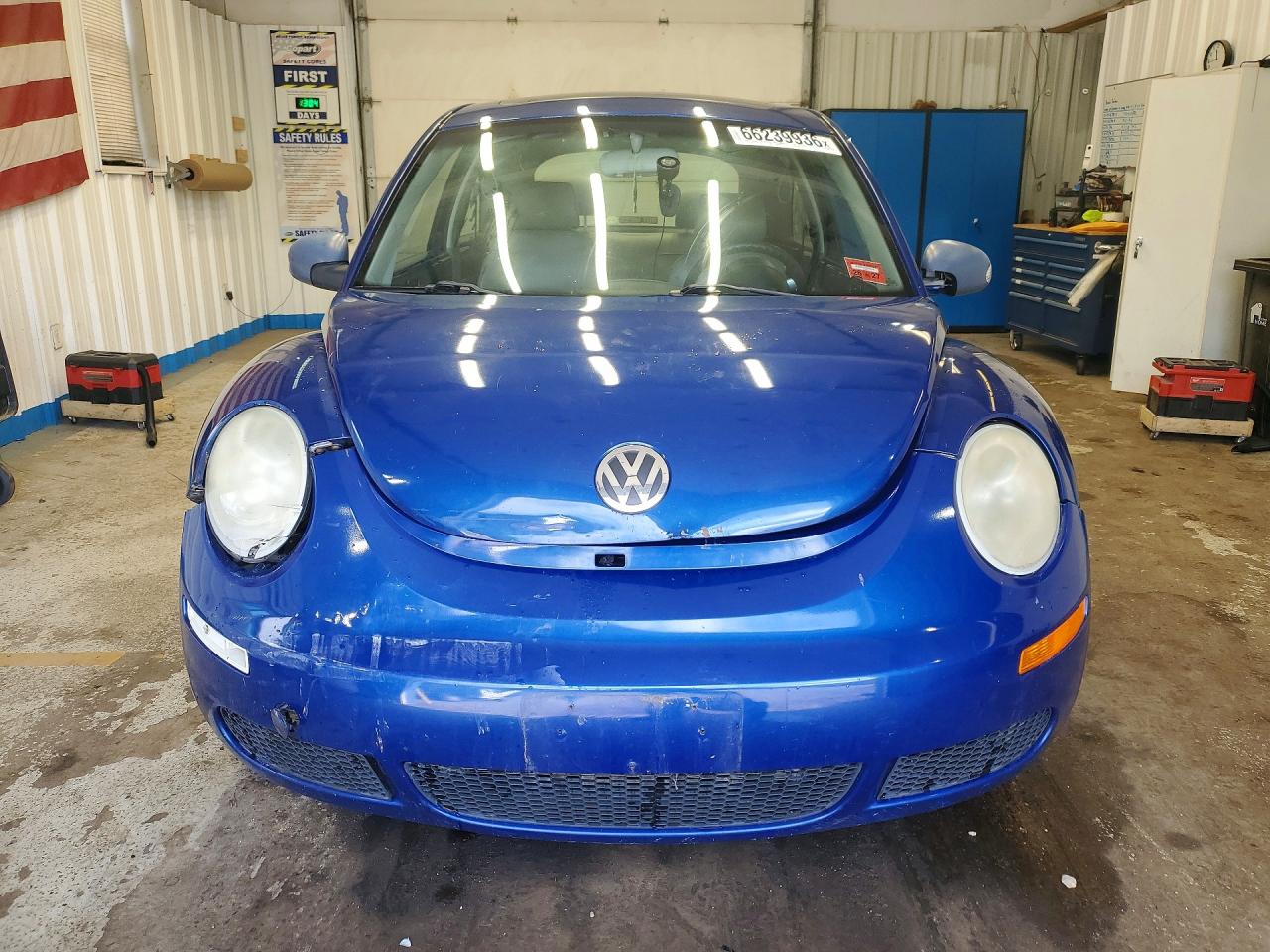 2008 Volkswagen New Beetle S Blue vin: 3VWRG31C28M519697