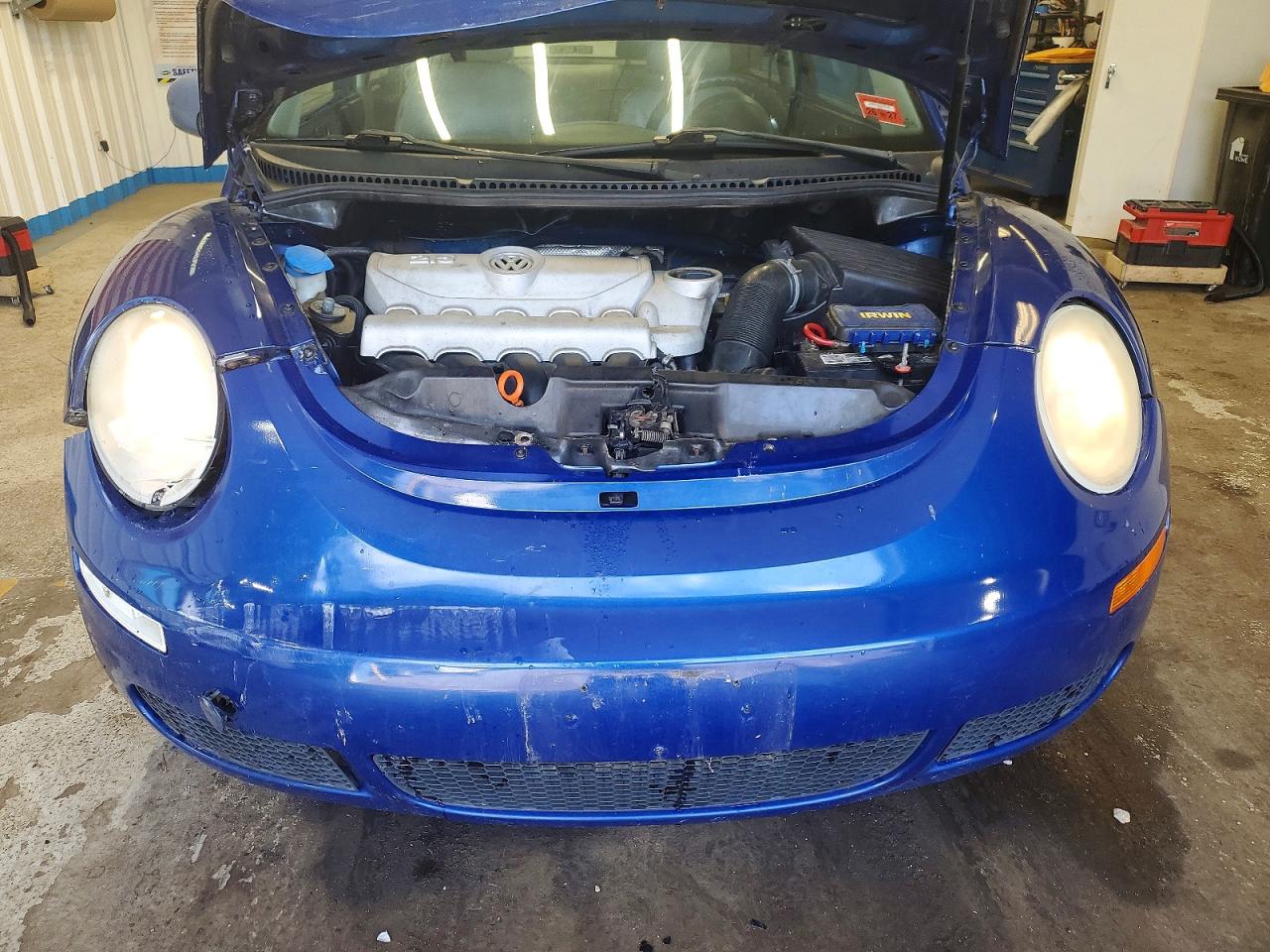 2008 Volkswagen New Beetle S Blue vin: 3VWRG31C28M519697