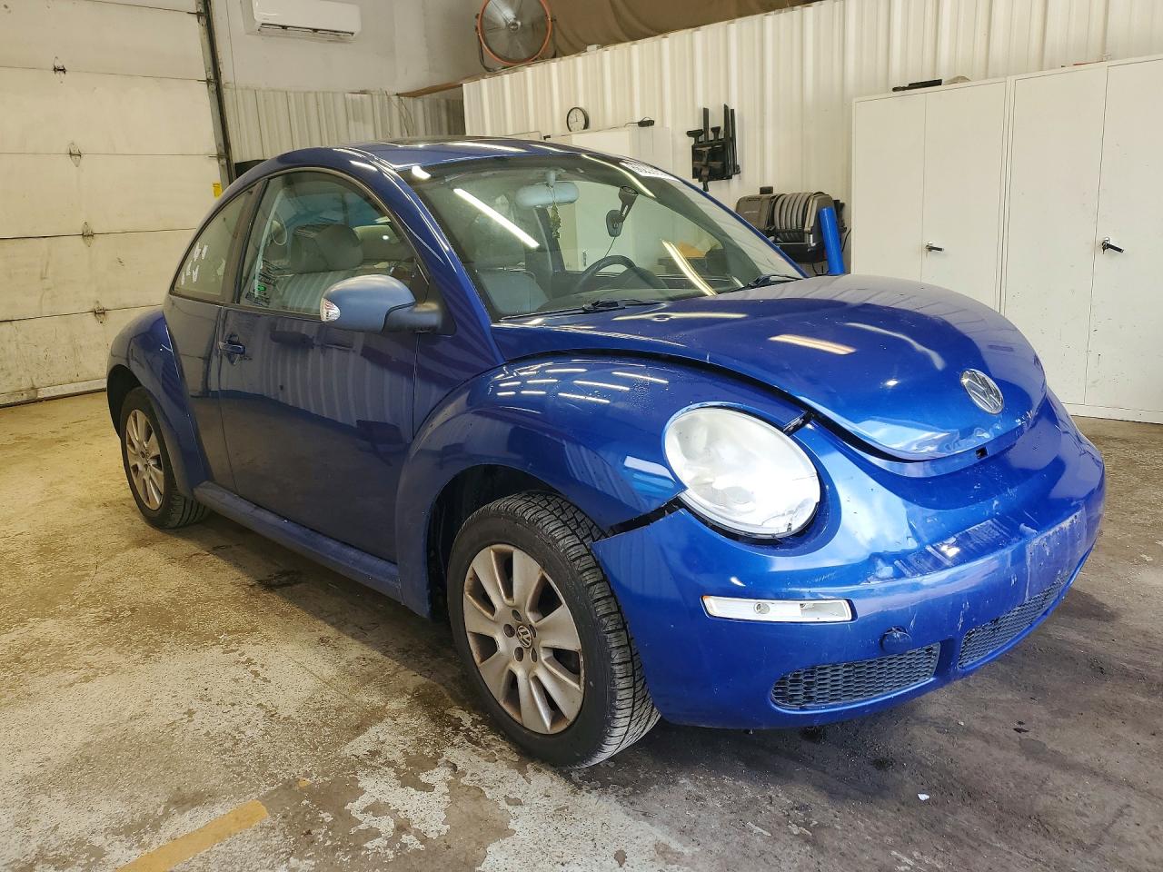 2008 Volkswagen New Beetle S Blue vin: 3VWRG31C28M519697