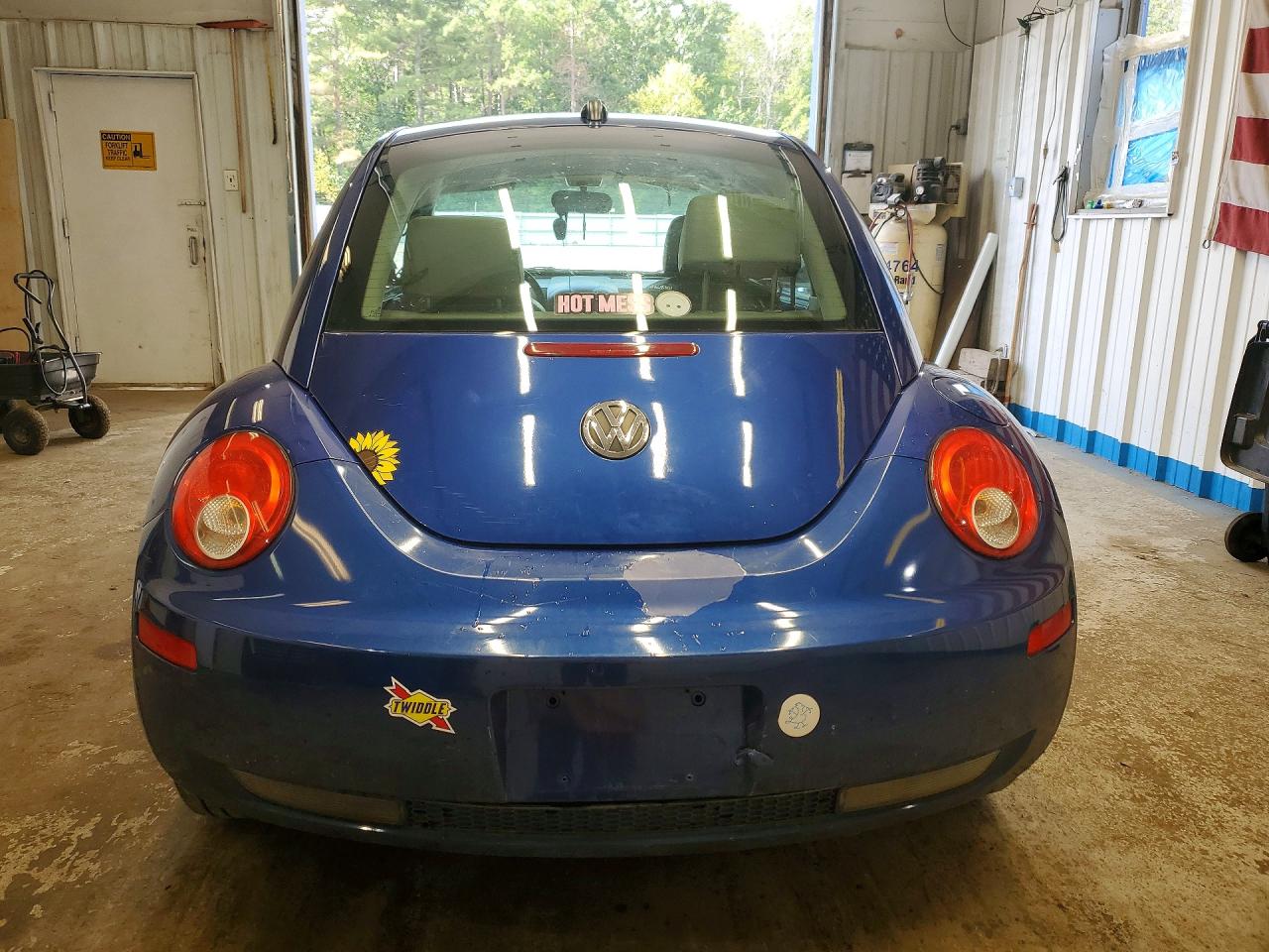 2008 Volkswagen New Beetle S Blue vin: 3VWRG31C28M519697