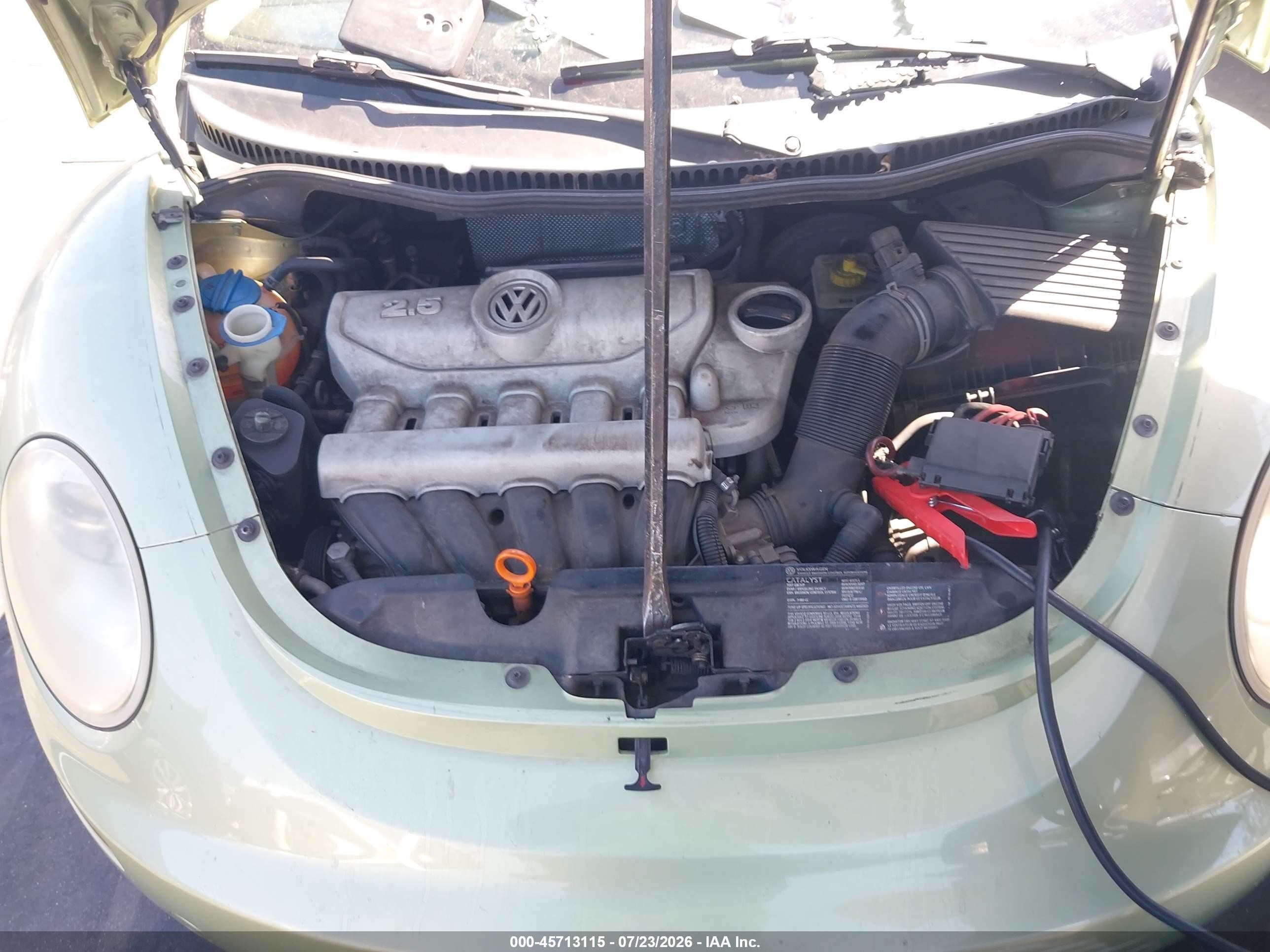2008 Volkswagen New Beetle S/se Green vin: 3VWRG31C58M502439
