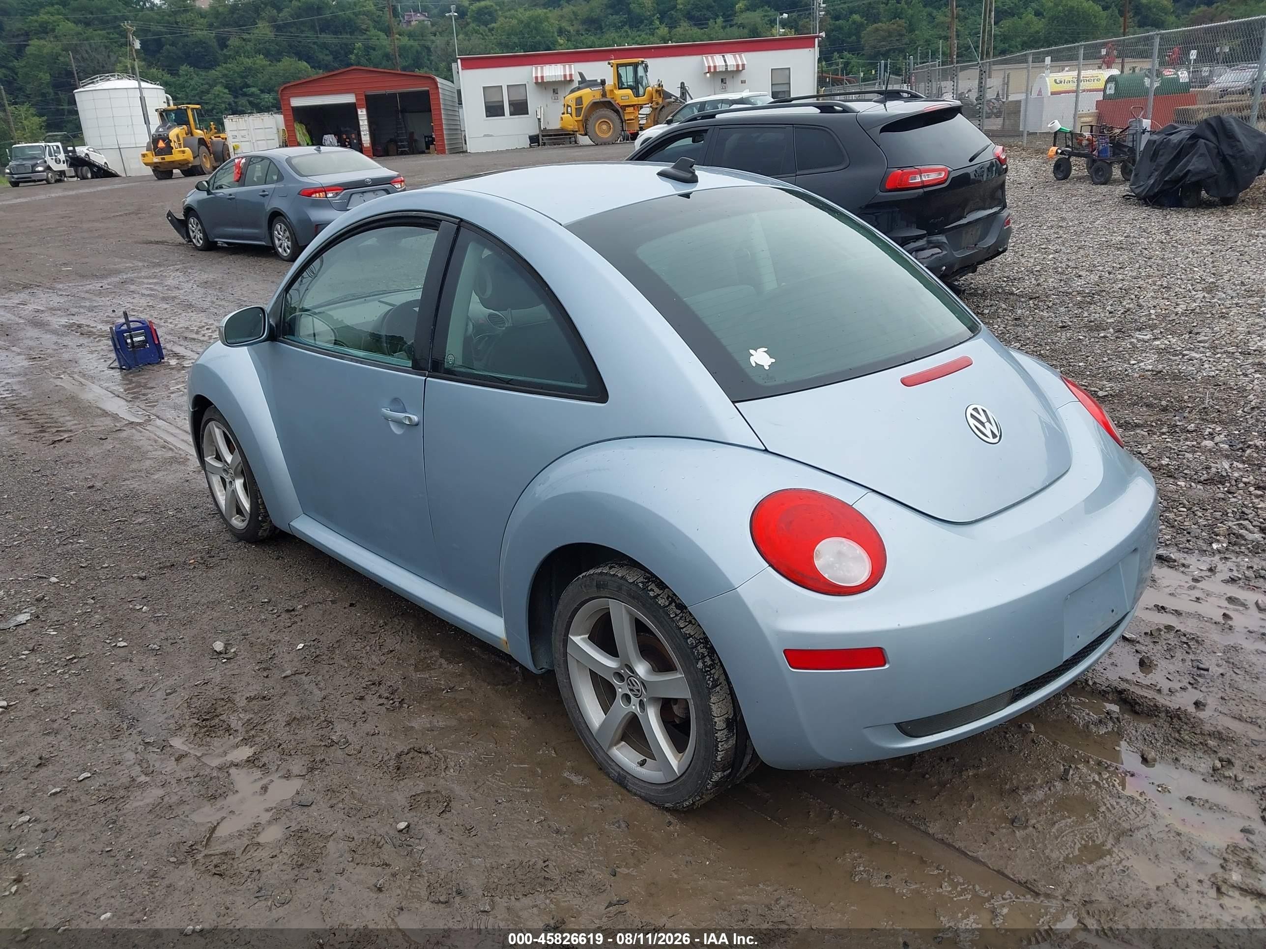 2009 Volkswagen New Beetle 2.5l Синий vin: 3VWRG31C59M505228