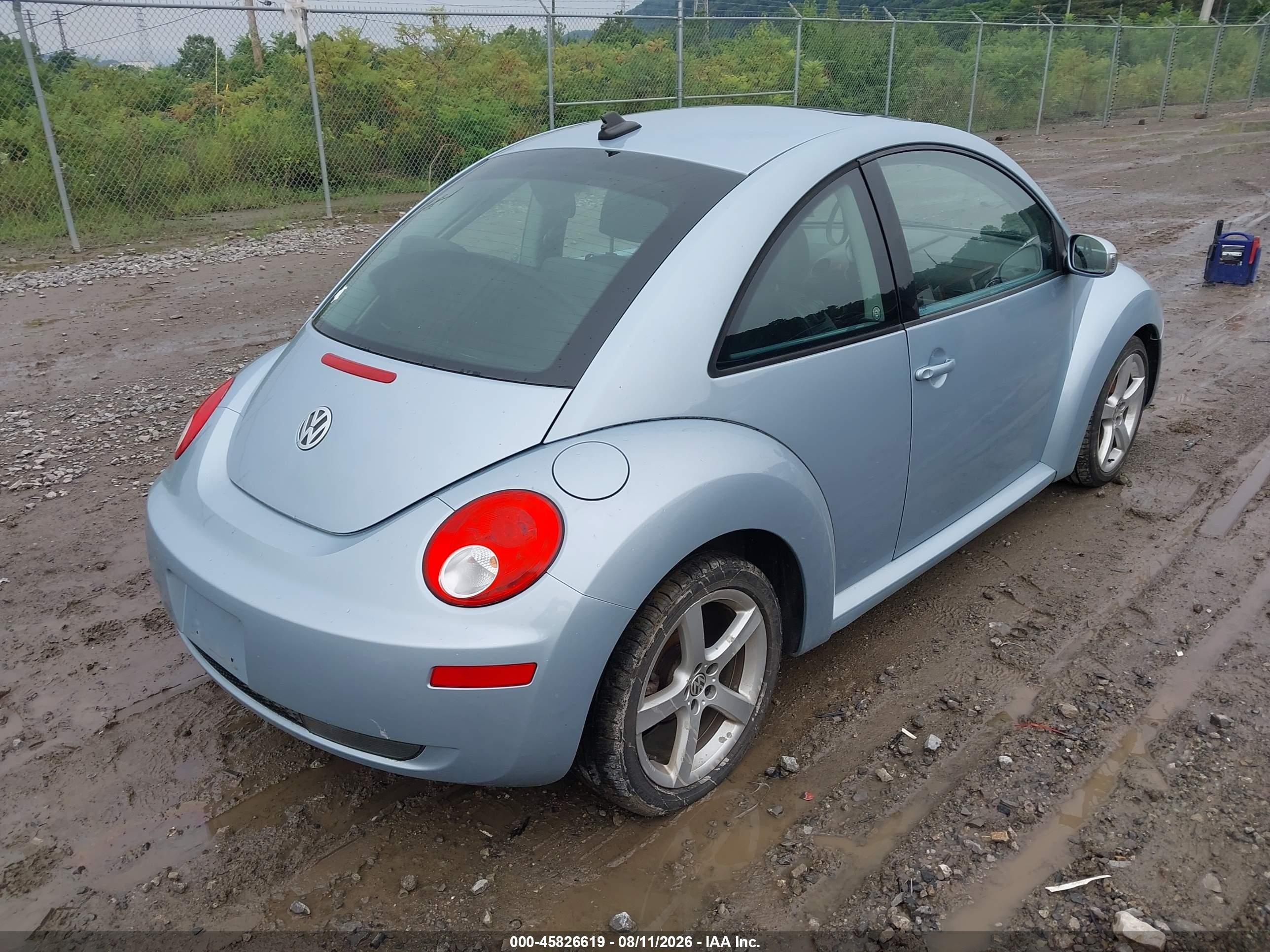 2009 Volkswagen New Beetle 2.5l Синий vin: 3VWRG31C59M505228