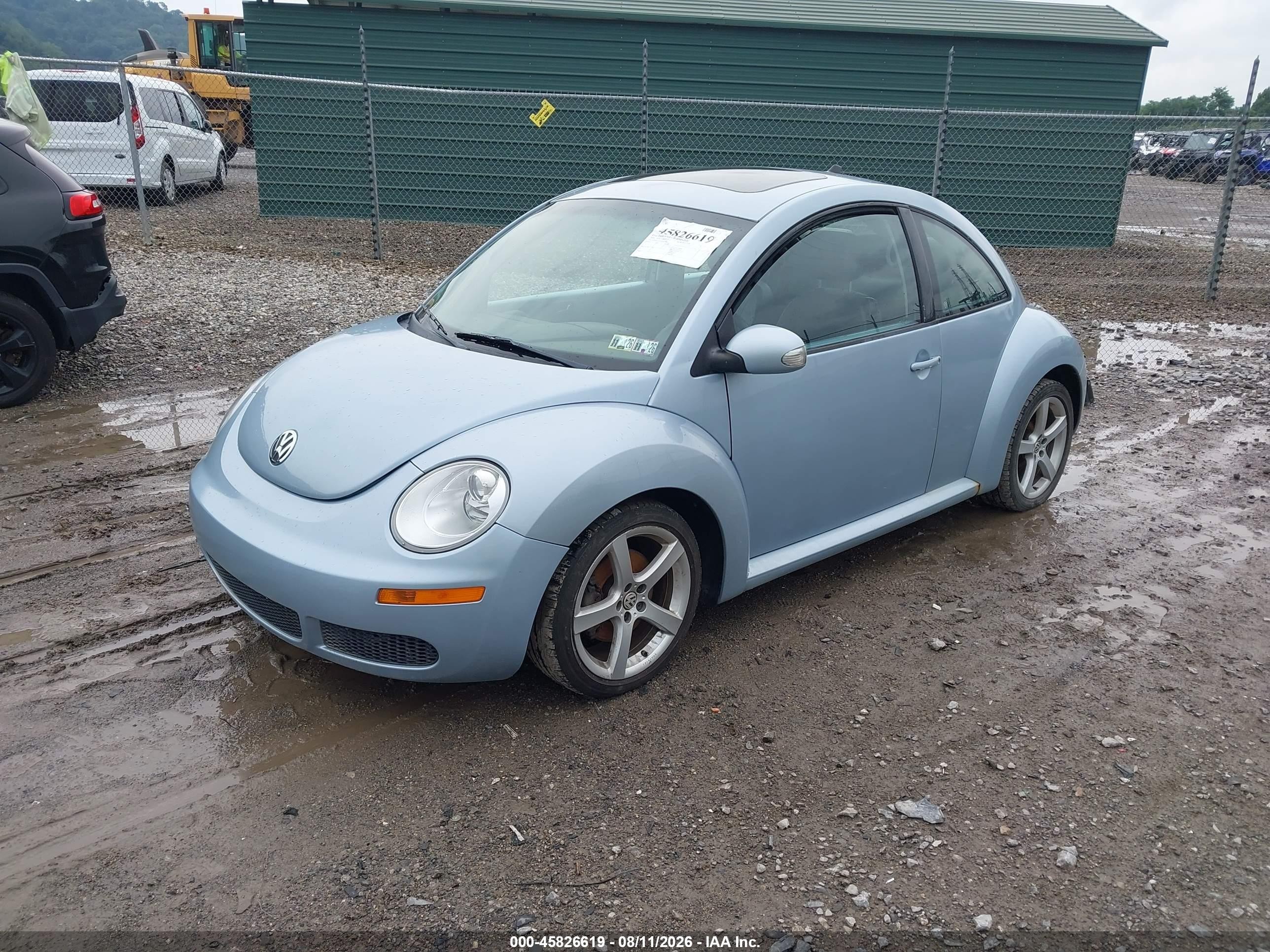 2009 Volkswagen New Beetle 2.5l Синий vin: 3VWRG31C59M505228