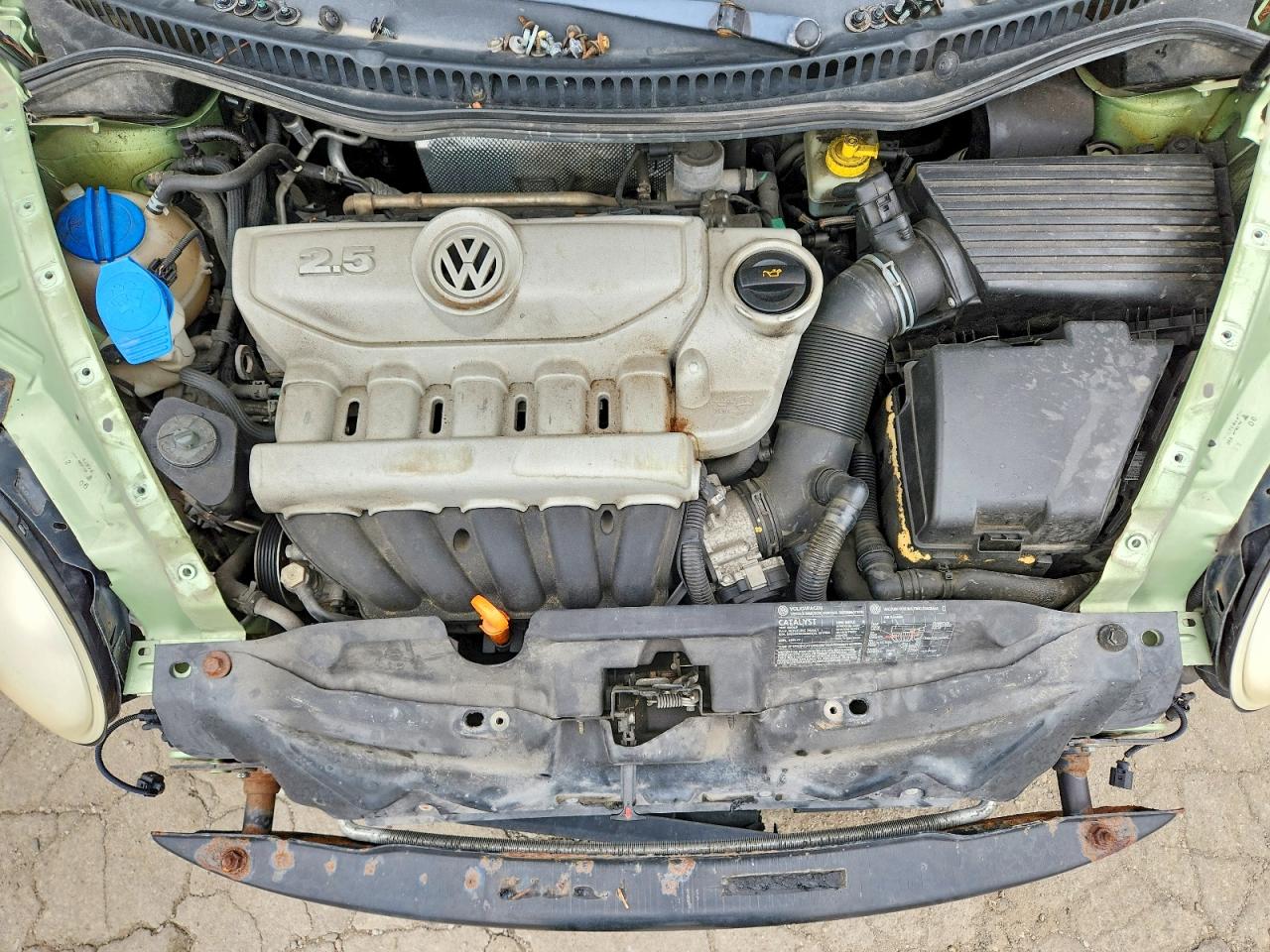 2006 Volkswagen New Beetle 2.5l Option Package 1 Green vin: 3VWRG31C66M418997