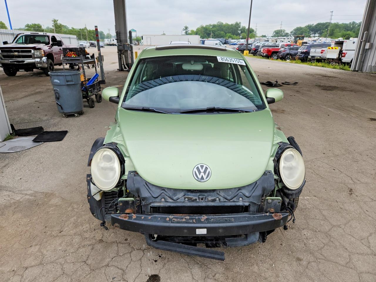 2006 Volkswagen New Beetle 2.5l Option Package 1 Green vin: 3VWRG31C66M418997