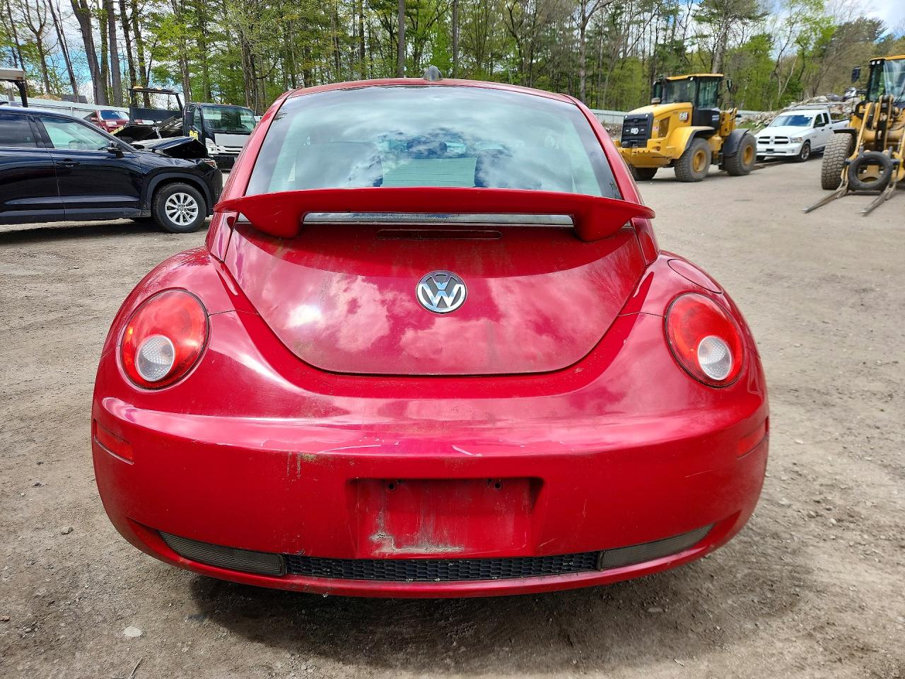 2007 Volkswagen New Beetle 2.5l Option Package 1 Red vin: 3VWRG31C67M519572