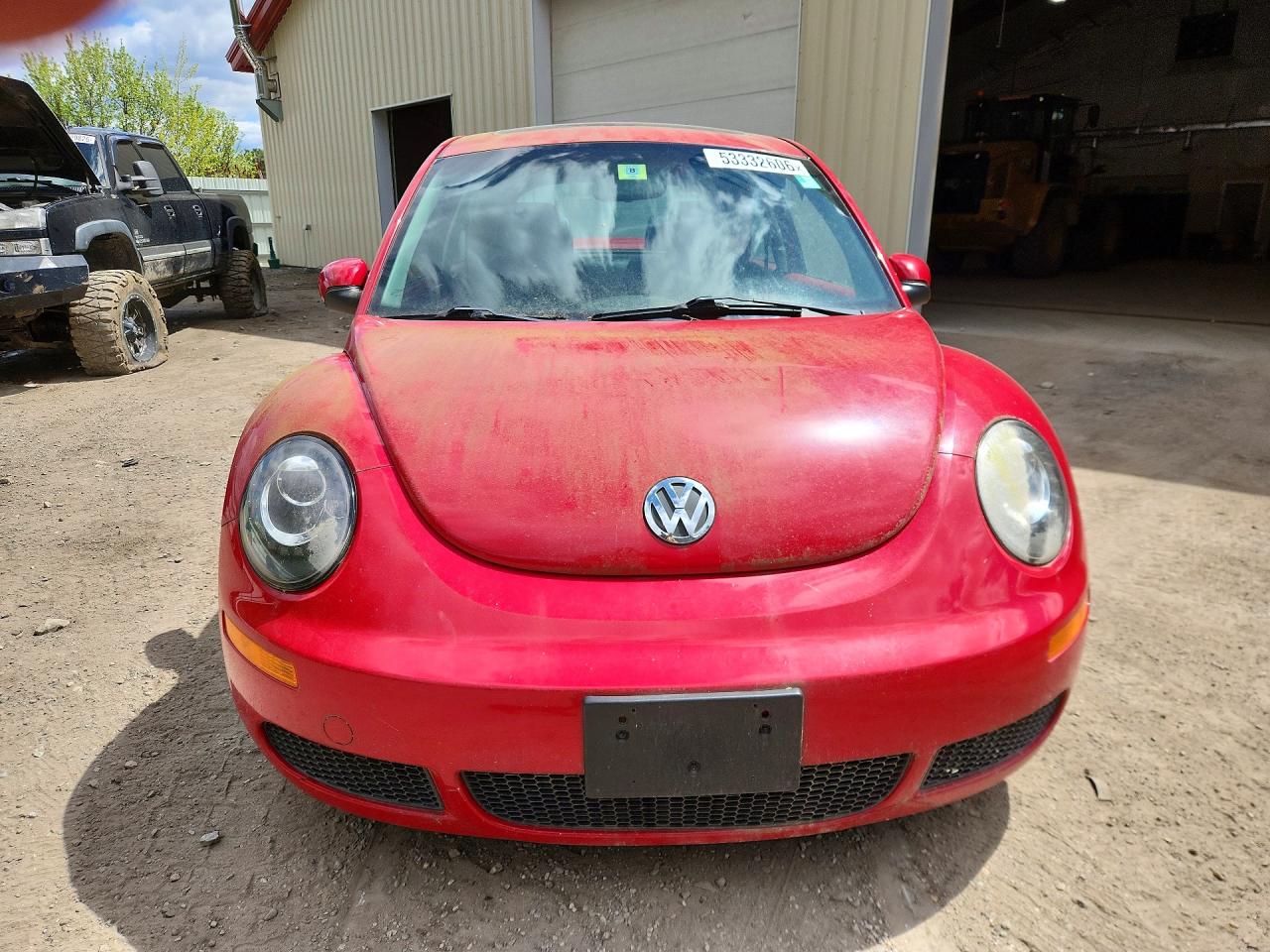 2007 Volkswagen New Beetle 2.5l Option Package 1 Red vin: 3VWRG31C67M519572