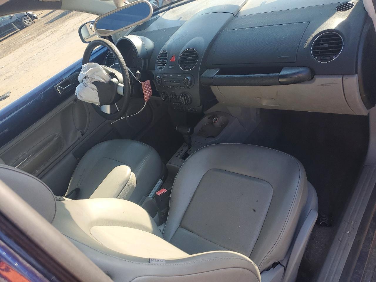 2006 Volkswagen New Beetle 2.5l Option Package 1 Blue vin: 3VWRG31C76M423545